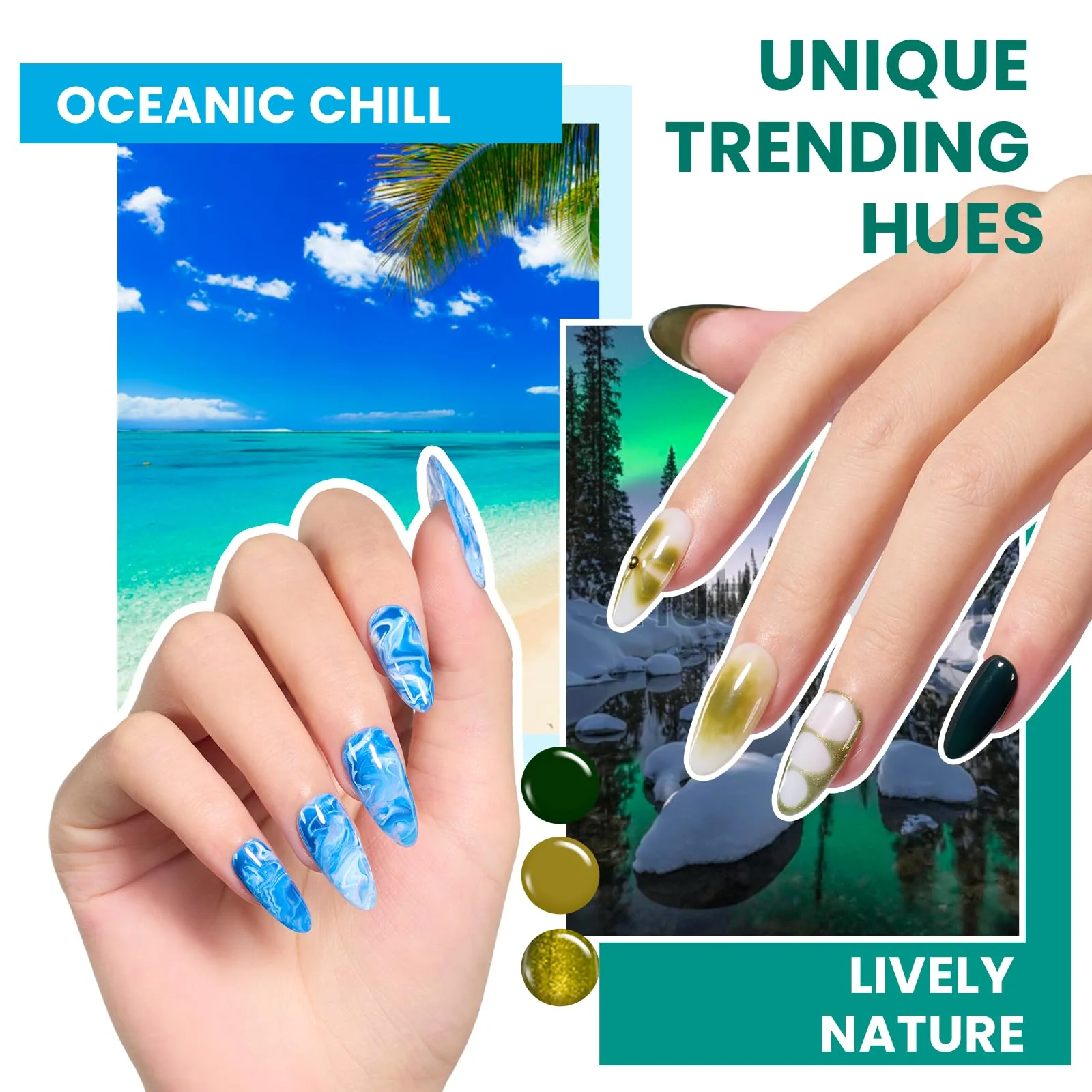 (Extra Free $20 Gift)  100 Colors Nails 110 PCS Perfect Gift Gel Polish Set for All Season - Image 4