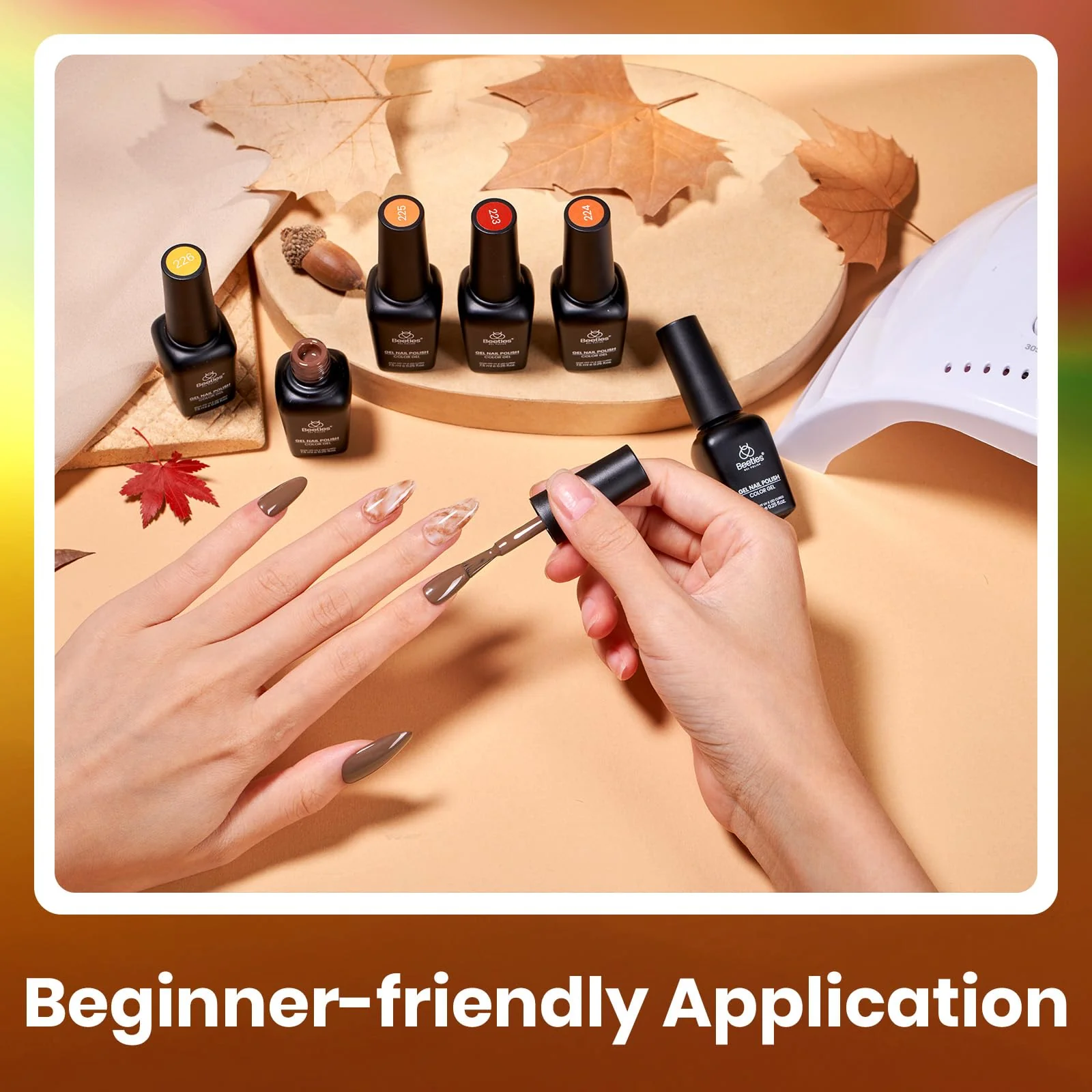 Autumn Leaves- 6 Colors Gel Polish Kit for Nails - Image 6