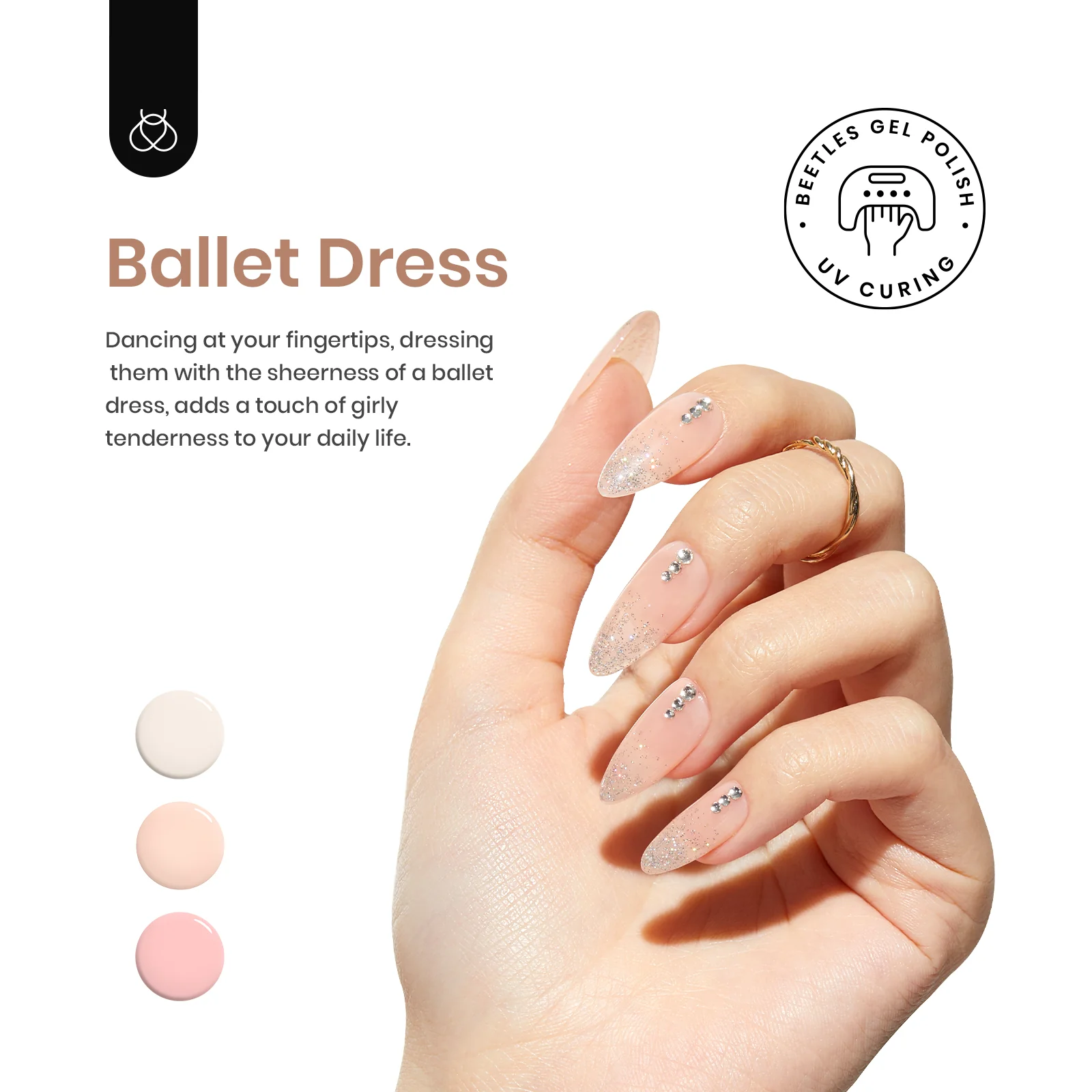 Ballet Dress | 6 Colors Gel Polish Nails Set - Image 2