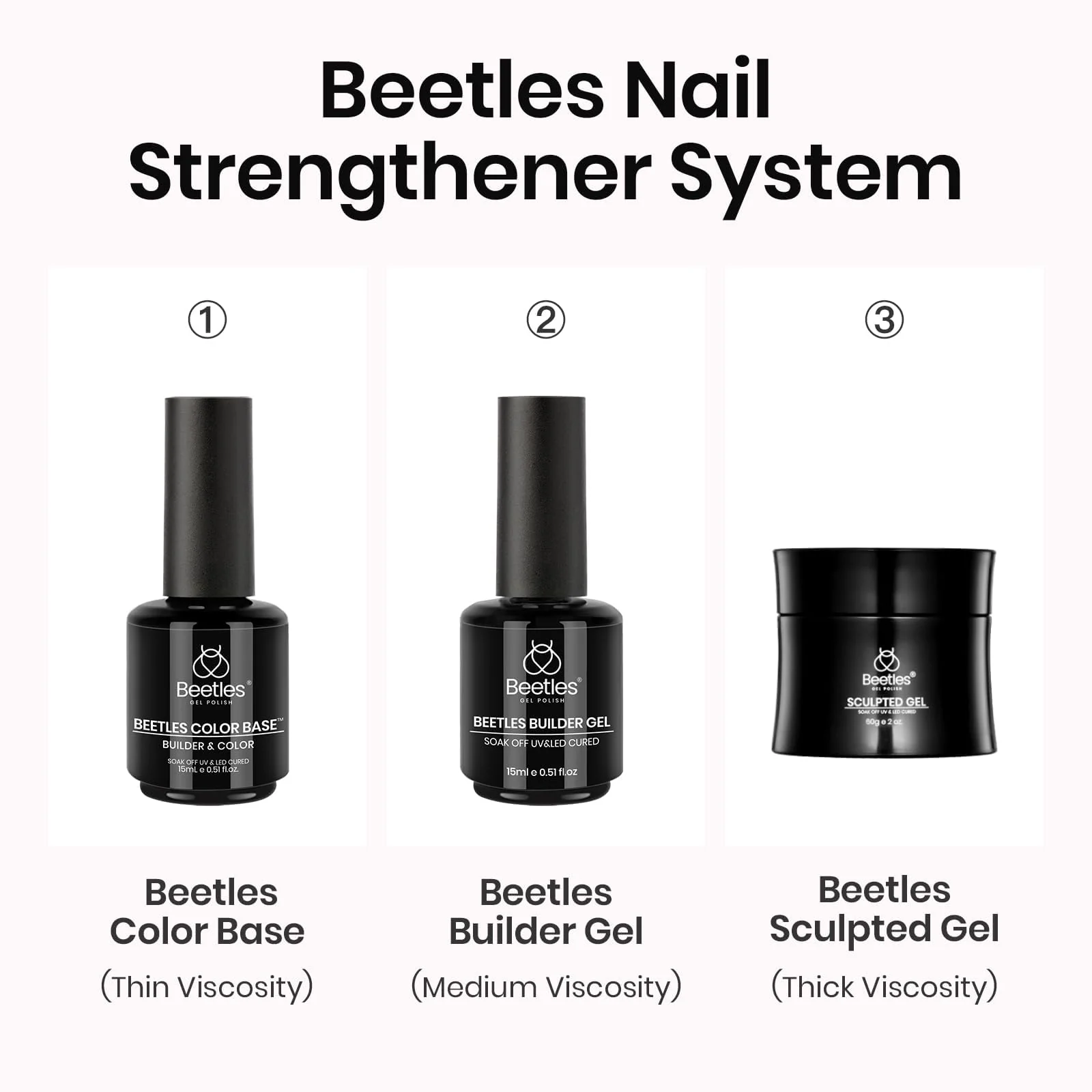Beetles Builder Gel for Nails,30g Jelly White Sculpted Gel - Image 7