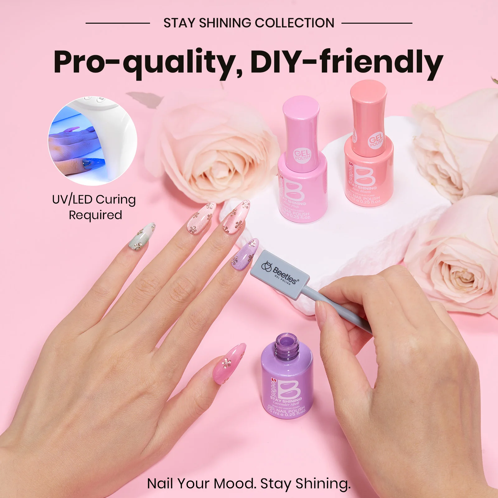 Beetles Stay Shining Fairy Garden Shade -15ML 6 Colors Cat Eye Gel Nail Polish - Image 3