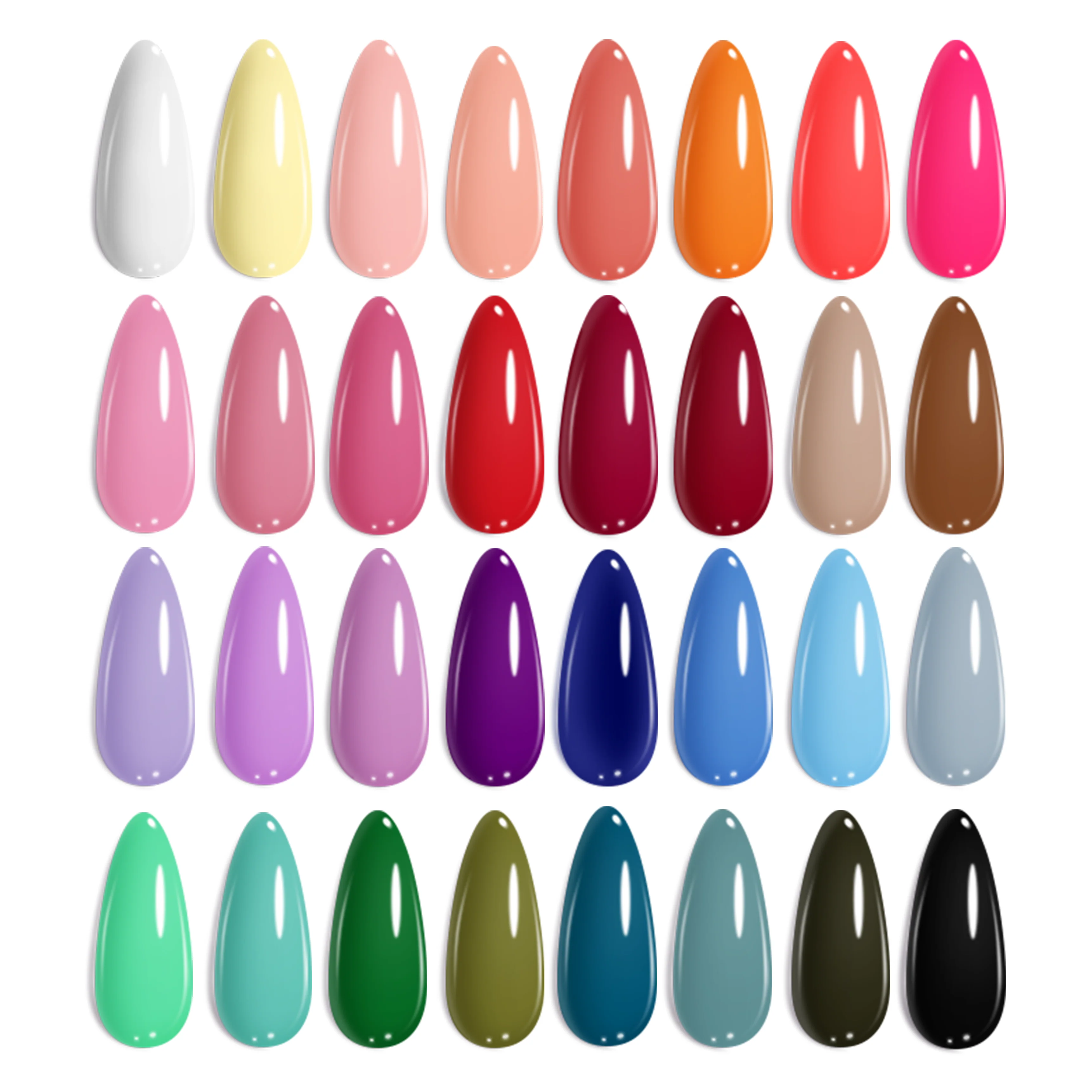 Beetles Gel Nail Starter Kit Four Seasons Glow With UV Light 54 Pcs 32 Colors All-in-One Starter Kit - Image 9