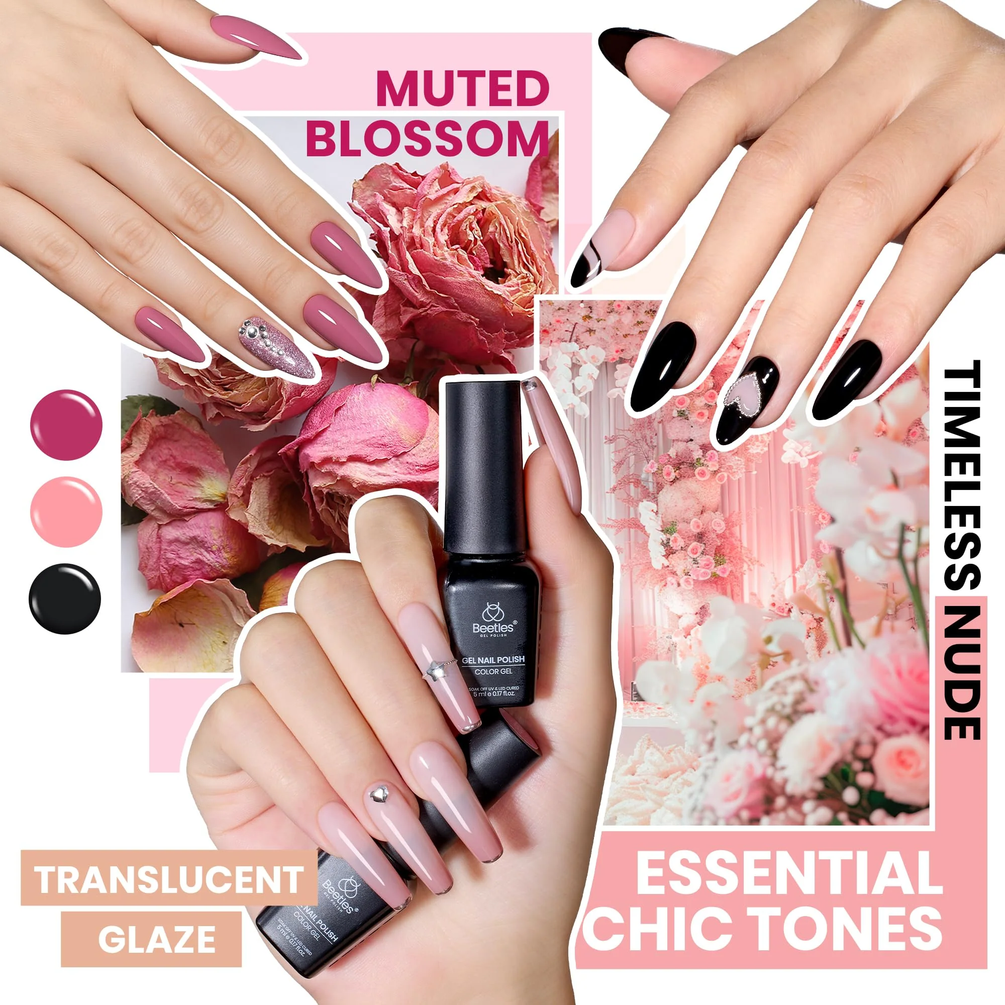 Beetles Gel Nail Polish Set - Nails Chroma Dreams 100 Colors Polish Kit - Image 3