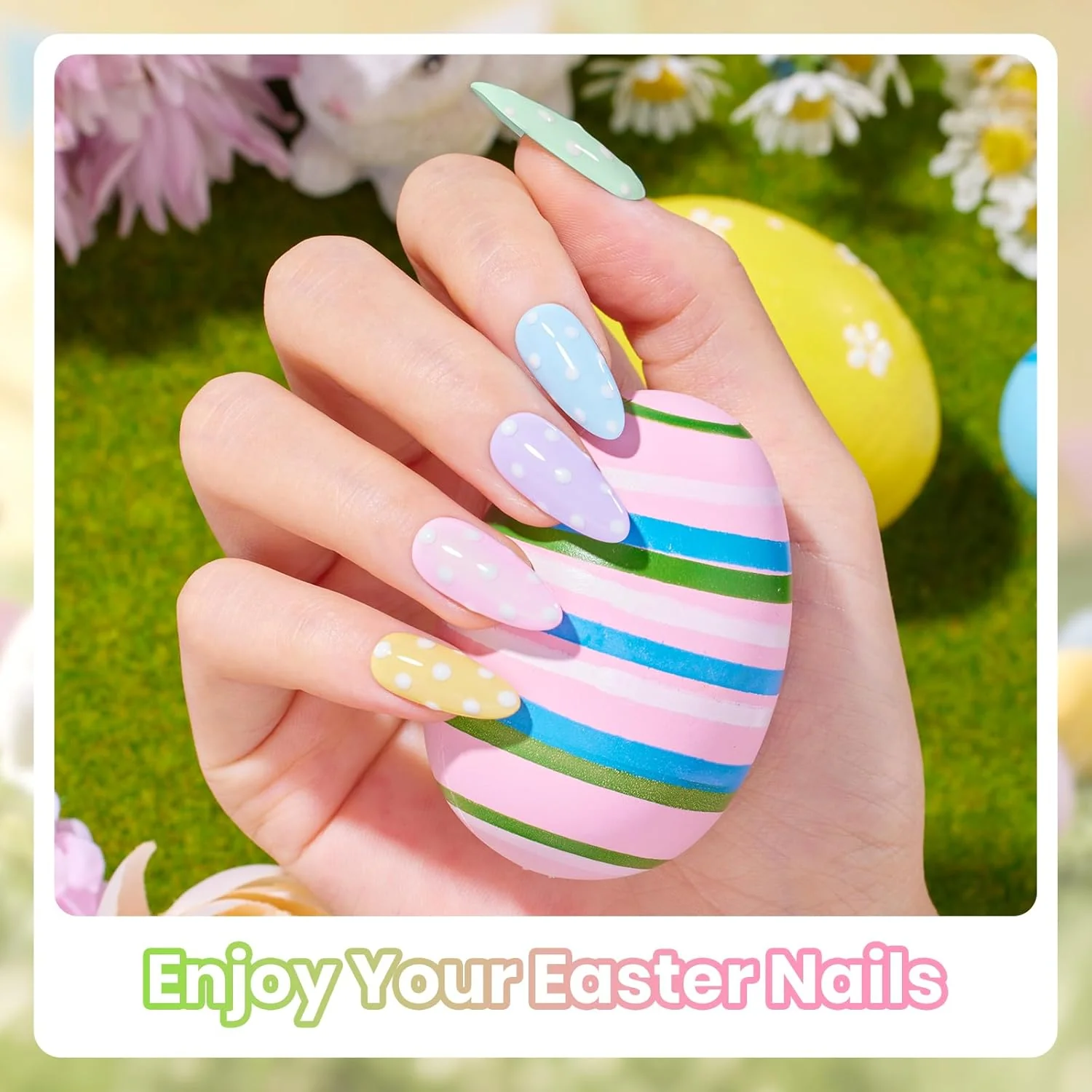 Easter Pastel Polka Dot - Beetles Summer Nails 6 Colors Gel Polish Set Candy Color - Image 5