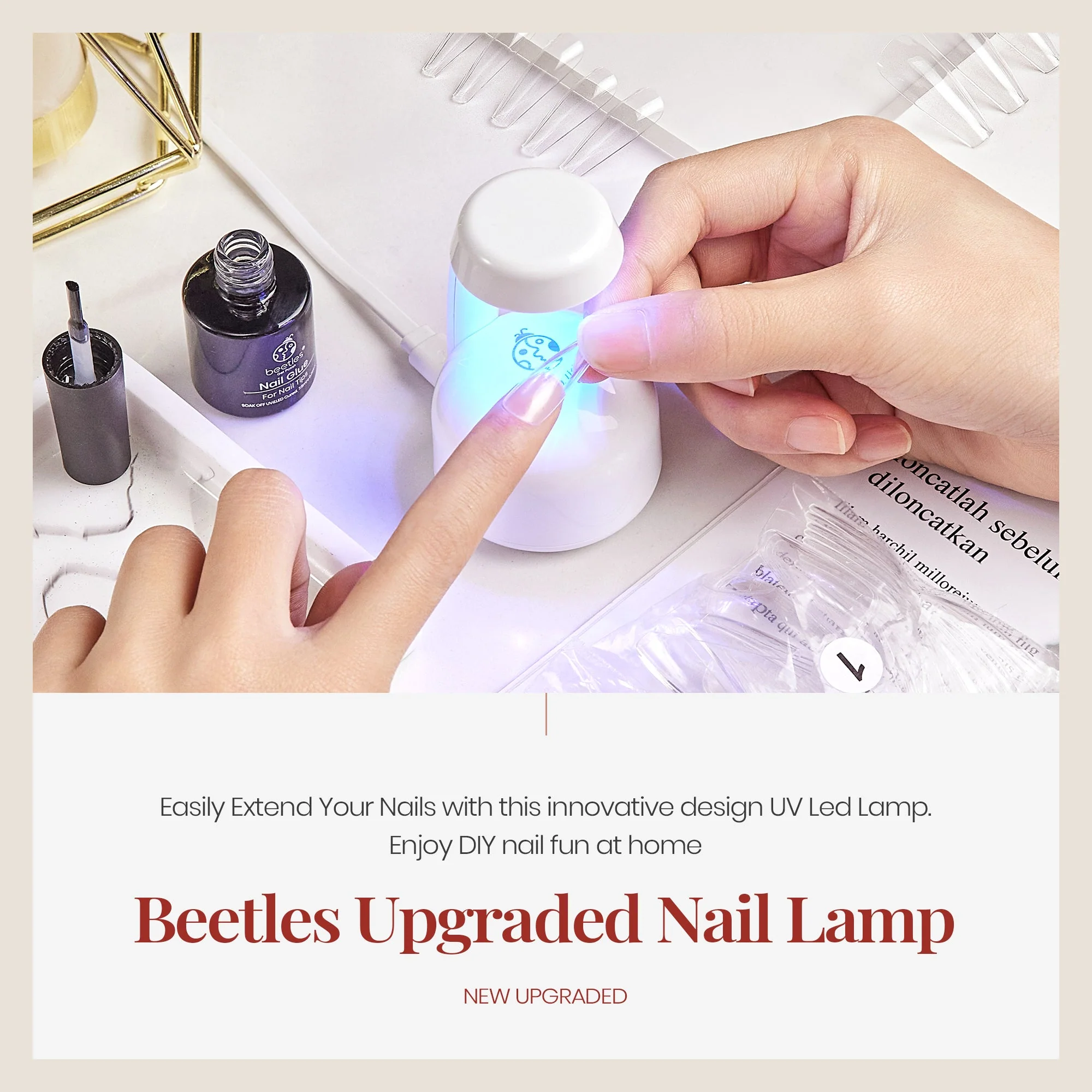 Portable Egg-shaped UV Nail Art Lamp - Smart Sensor LED Light for Gel Manicures - Image 2