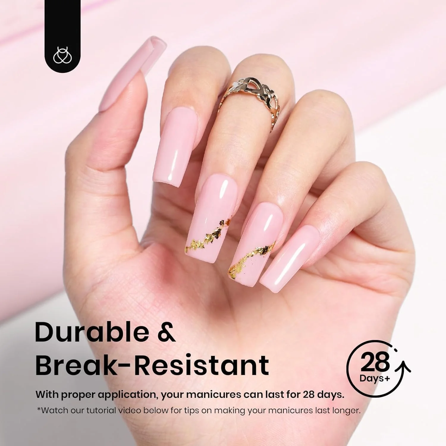 Beetles Nail Tips Medium Square 576Pcs 12 Sizes Pre-Etched Soft Acrylic Tips - Image 5
