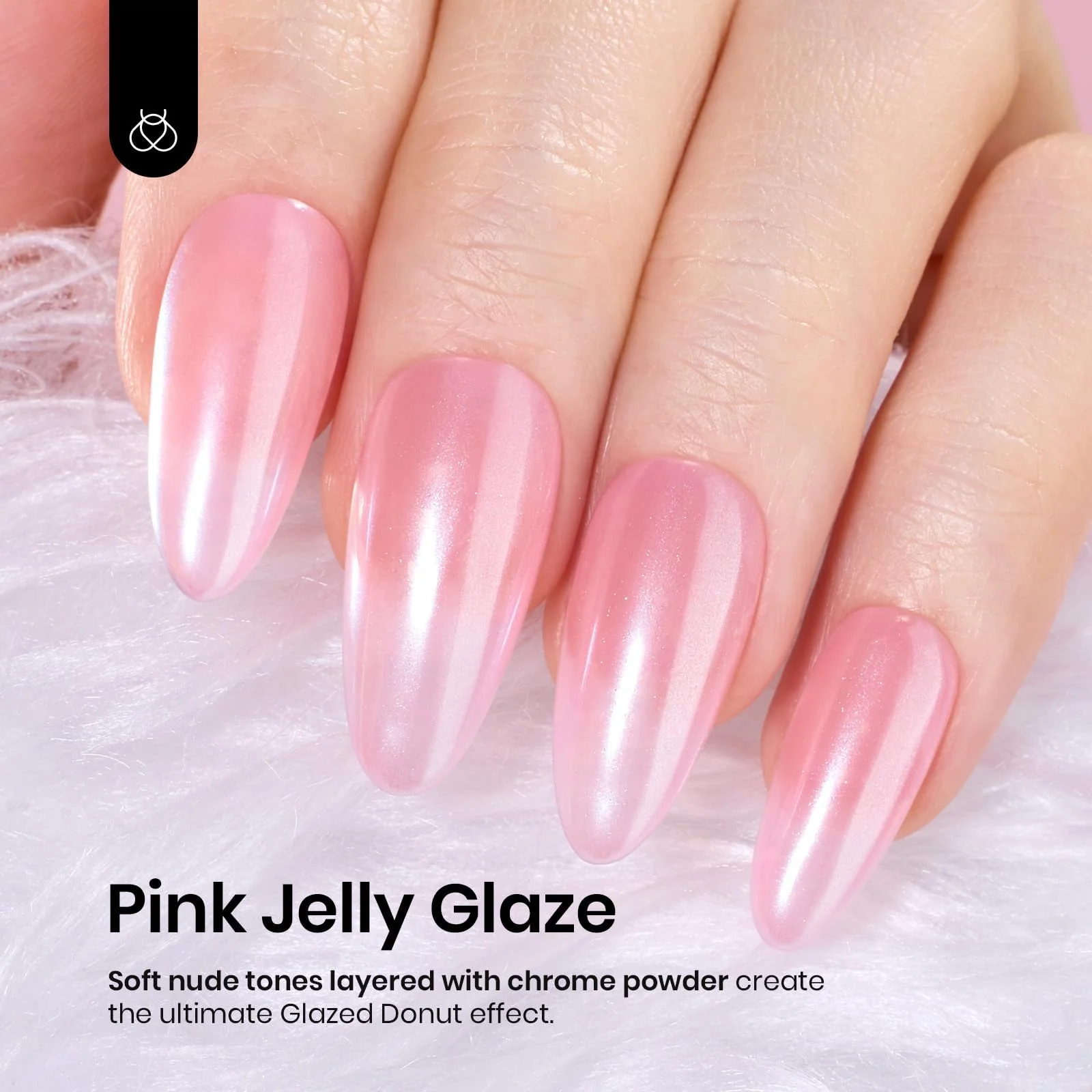 Beetles Pink Gel Nail Polish - 15ML Baby Pink Nude Gel Polish Nail Concealer Jelly Sheer Translucent Effect - Image 6