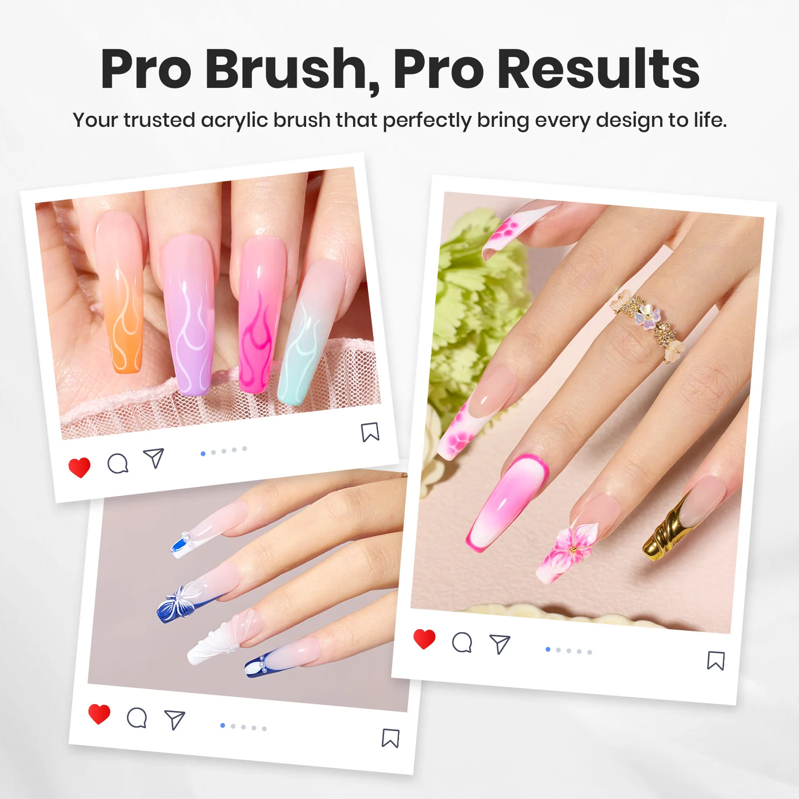 Beetles Pro Acrylic Nail Brush 21mm - Image 7