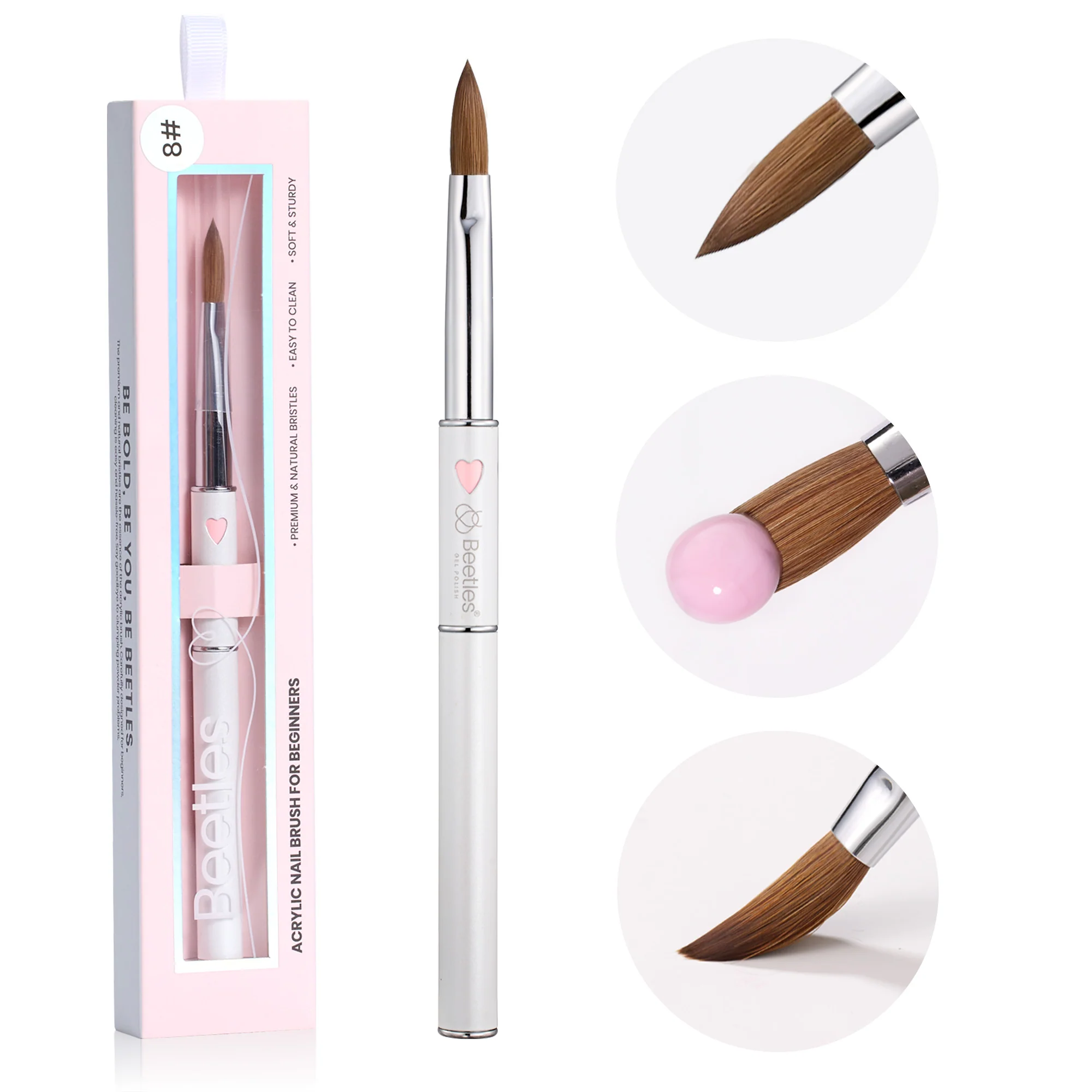 Beetles Pro Beginners Acrylic Nail Brush