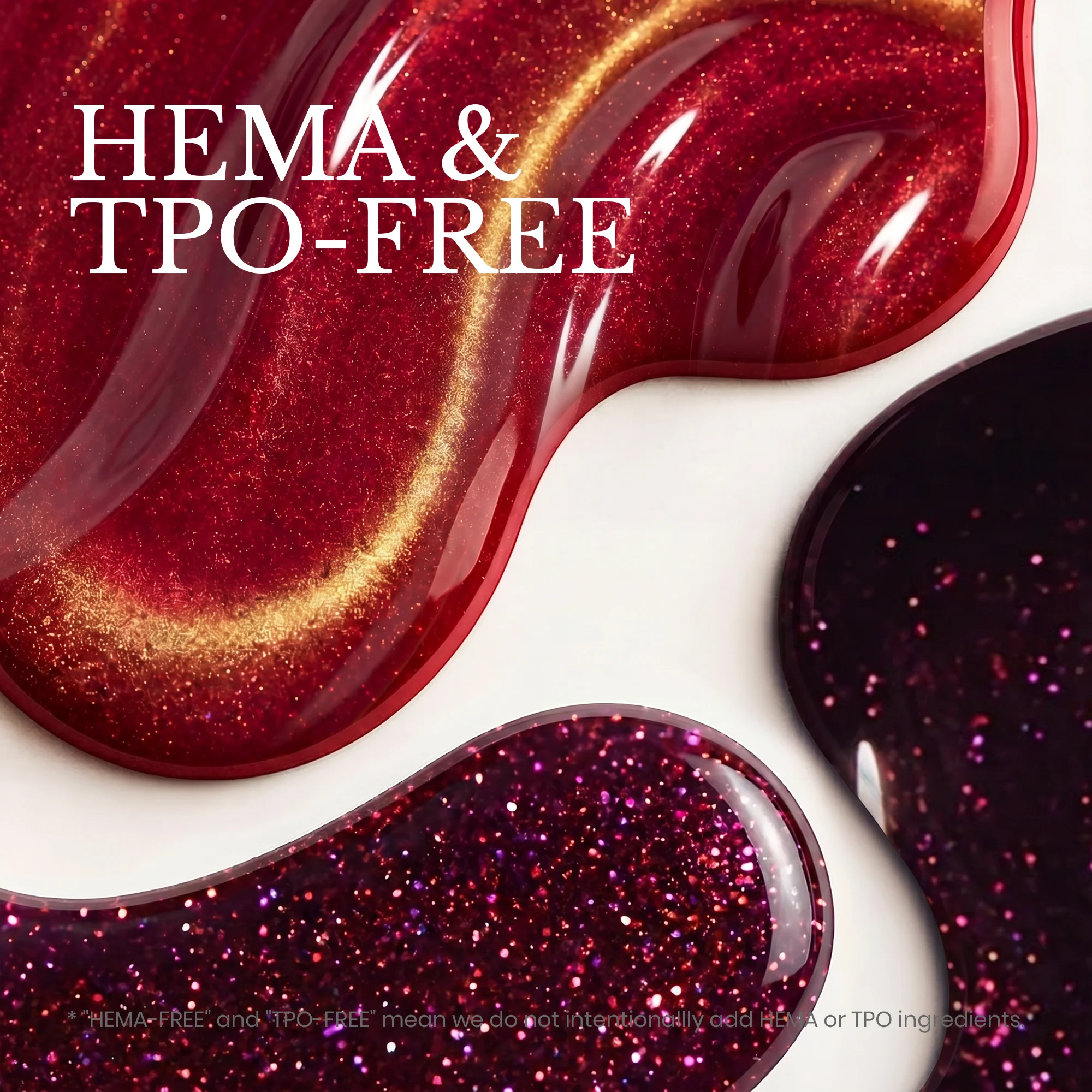 Beetles Pro Blood Moon HEMA Free TPO Free Gel Shimmer Nail Polish 20ml - Image 5