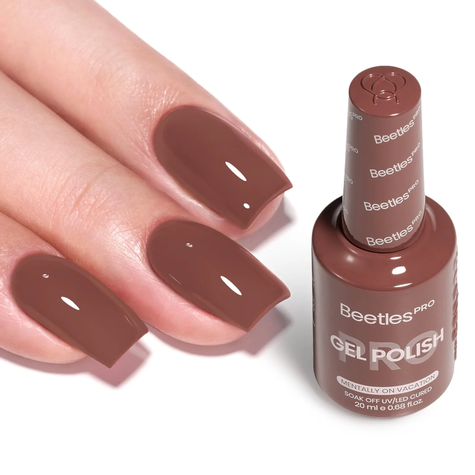 Beetles Pro Dark Brown Gel Nail Polish - Off The Grid Cobalt Blue 20ML Color Gel Polish