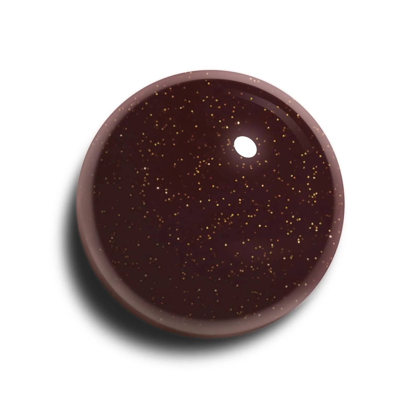 Beetles Pro Brown Gel Polish - Delusional Confidence Dark Brown Color 20ML Shimmer Gel Polish - Image 9