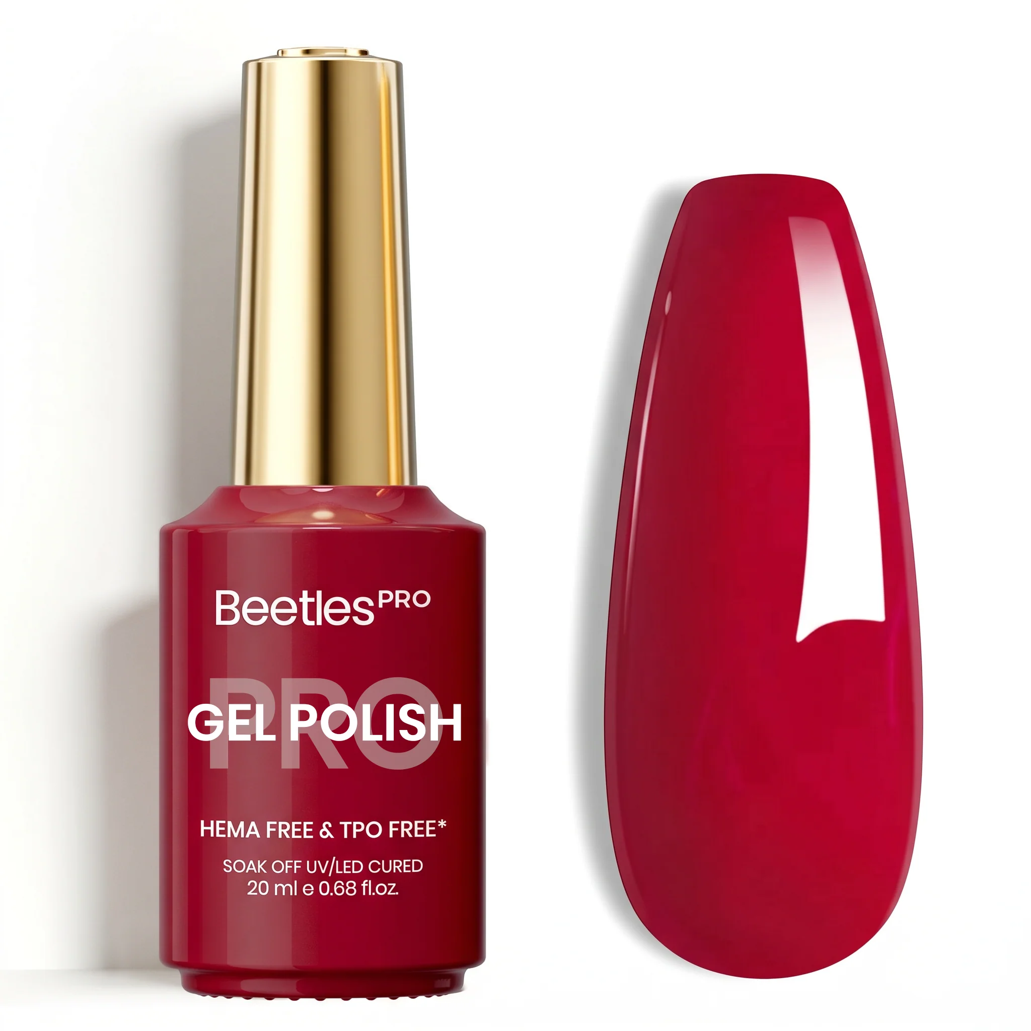 Beetles Pro Burnt Petal HEMA Free TPO Free Gel Nail Polish 20ml