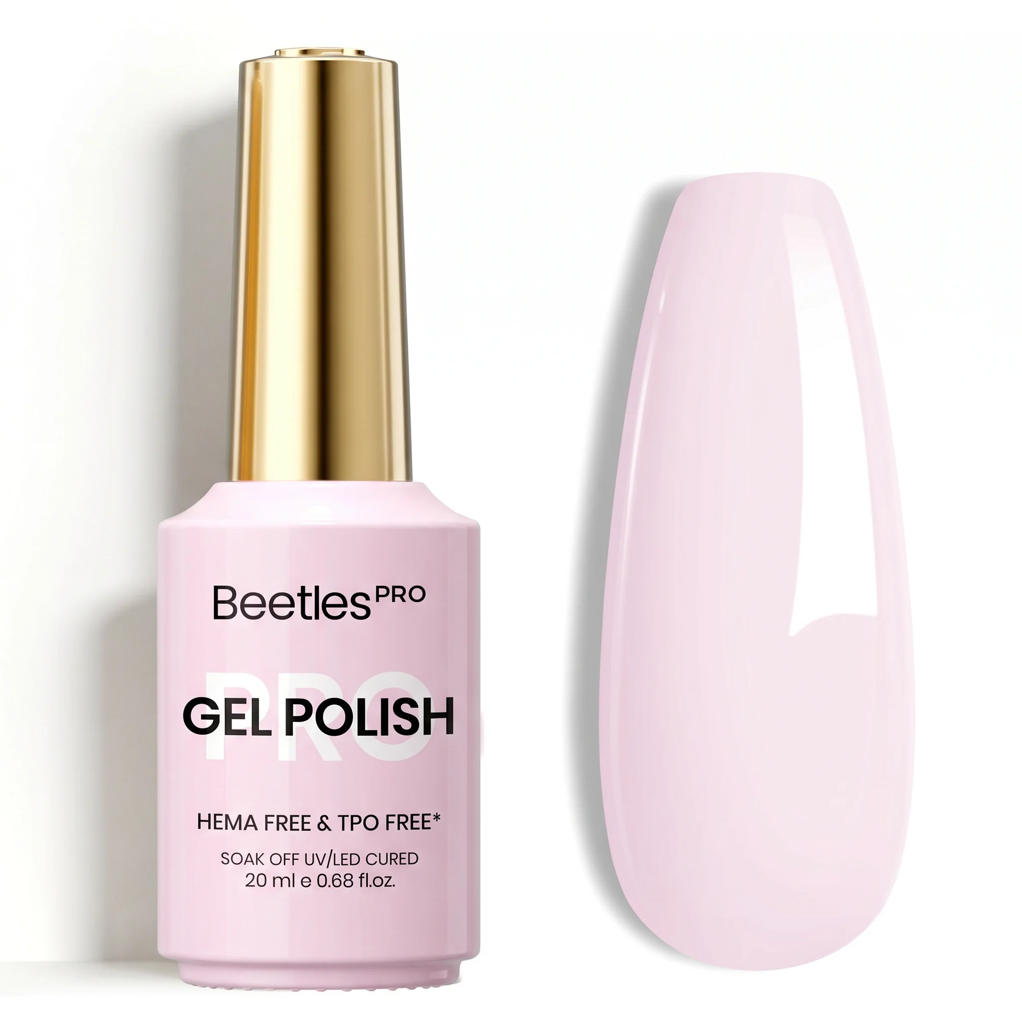 Beetles Pro Cream Puff HEMA Free TPO Free Gel Nail Polish 20ml
