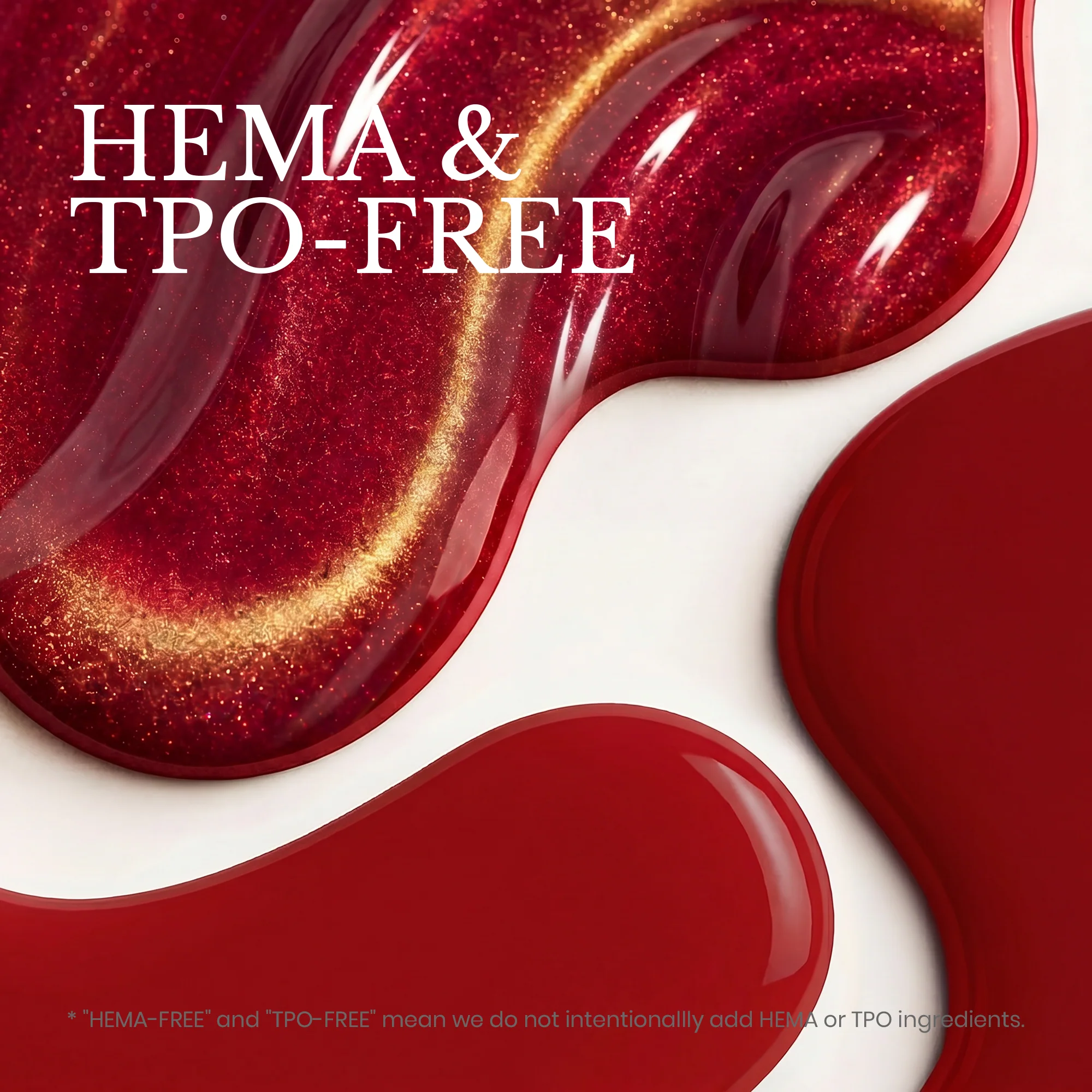 Beetles Pro Crimson HEMA Free TPO Free Gel Nail Polish 20ml - Image 5