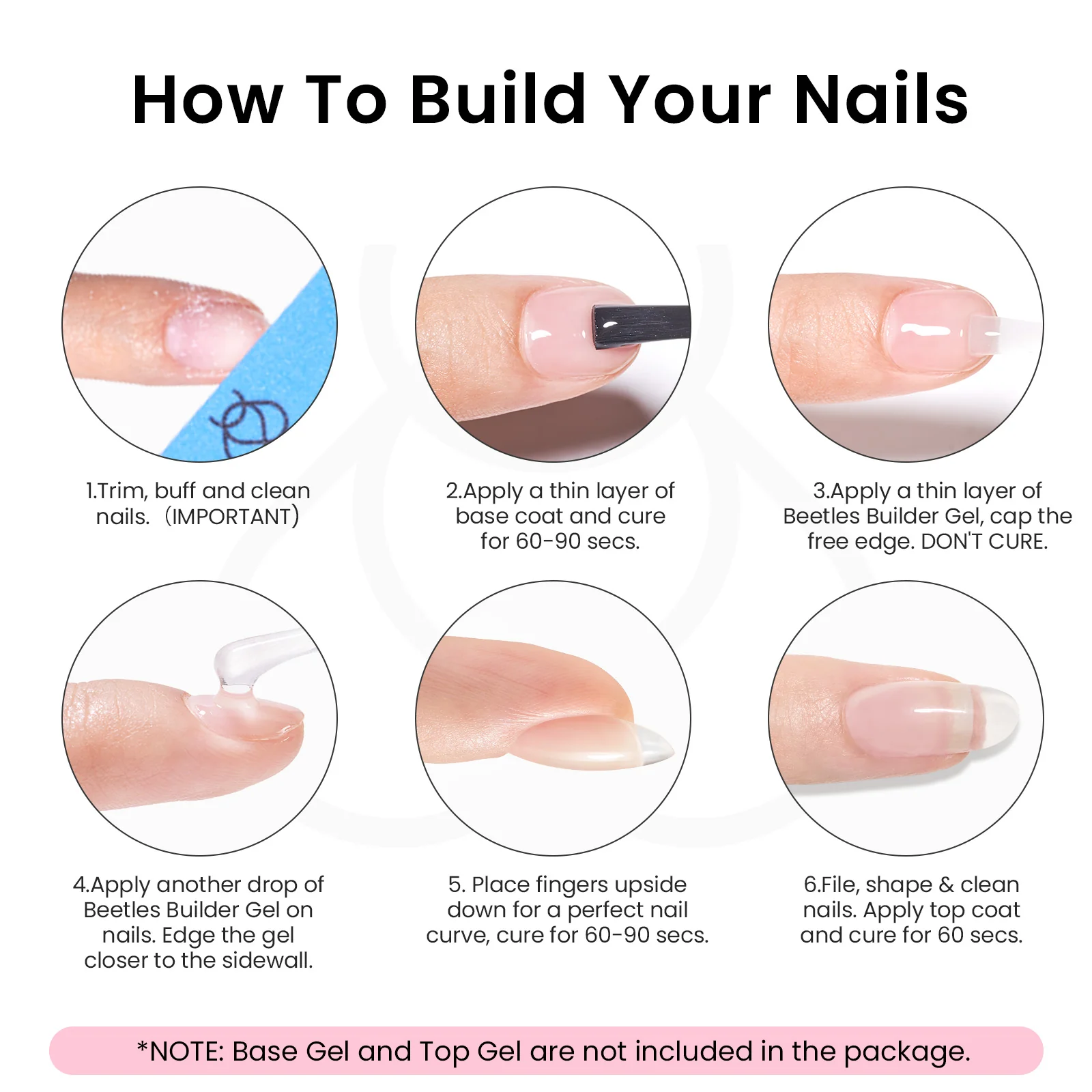 Beetles Pro HEMA Free TPO Free Milky White Builder Gel - Image 7