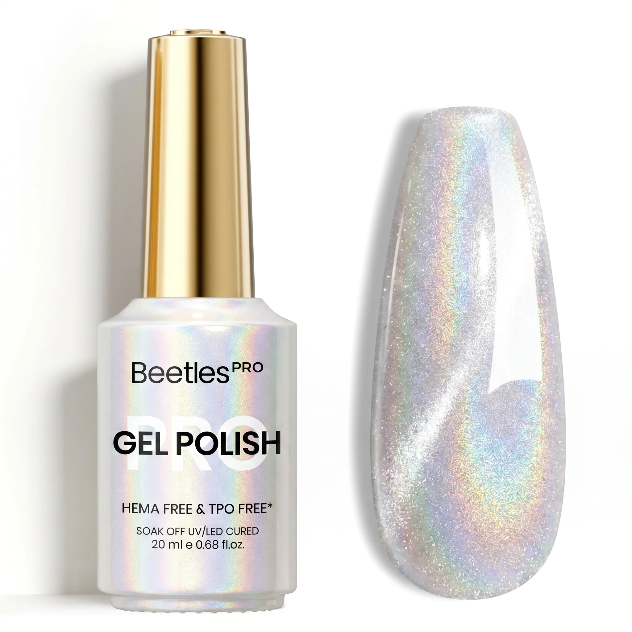 Beetles Pro Lunar Silk HEMA Free TPO Free Cat Eye Gel Nail Polish 20ml
