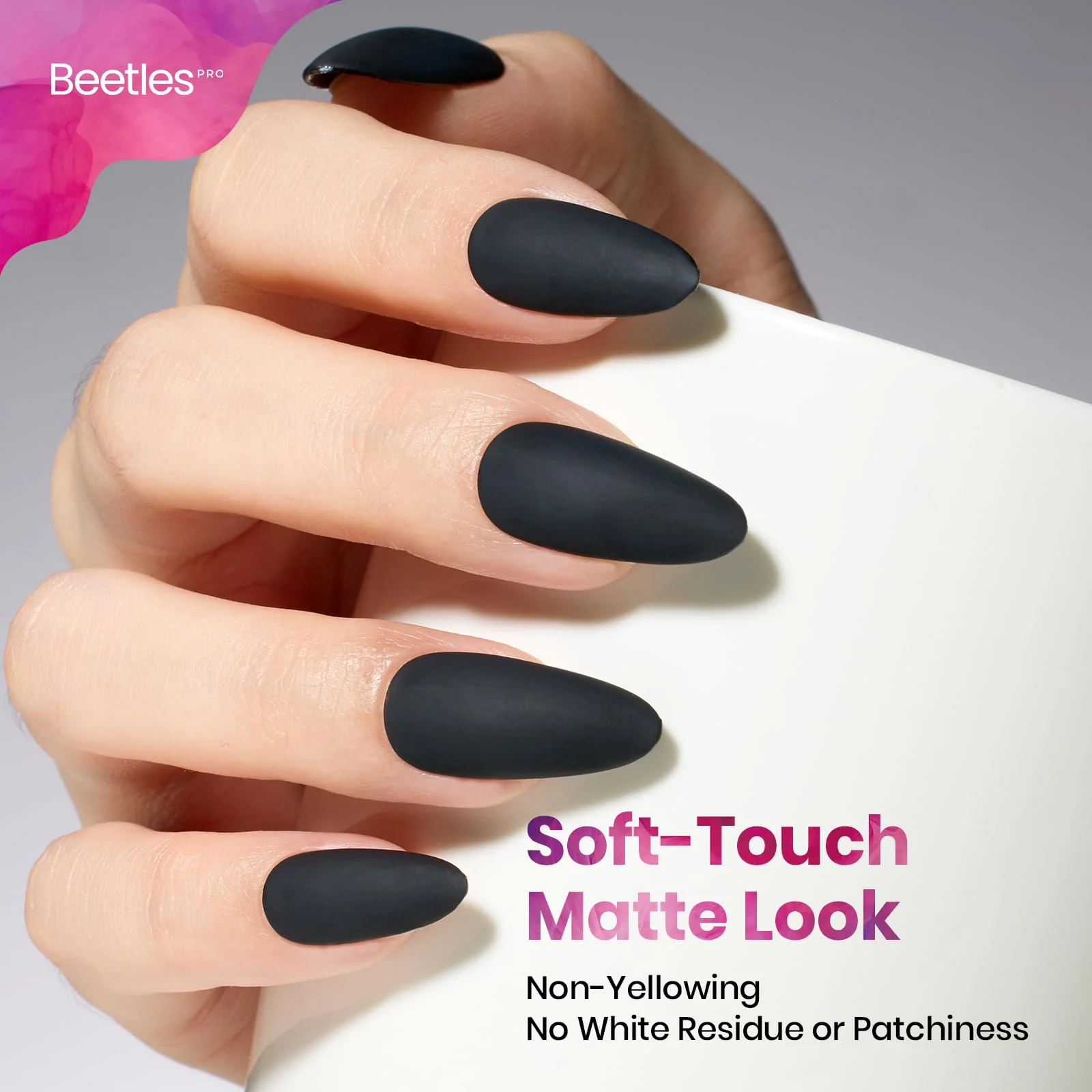 Beetles Pro Matte Top Coat Gel Nail Polish - 20ml 1 Pcs Matte Gel Top coat for Watercolor - Image 6