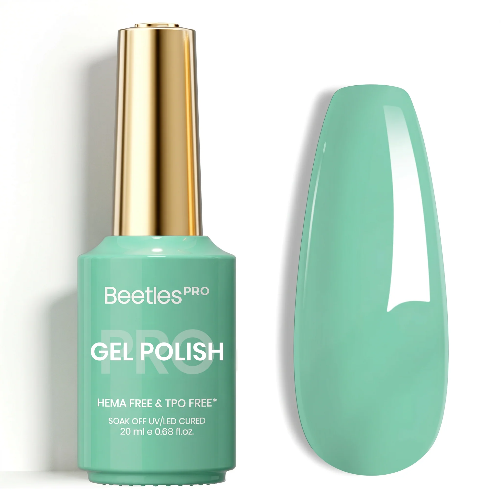 Beetles Pro Mint Souffl HEMA Free TPO Free Gel Nail Polish 20ml