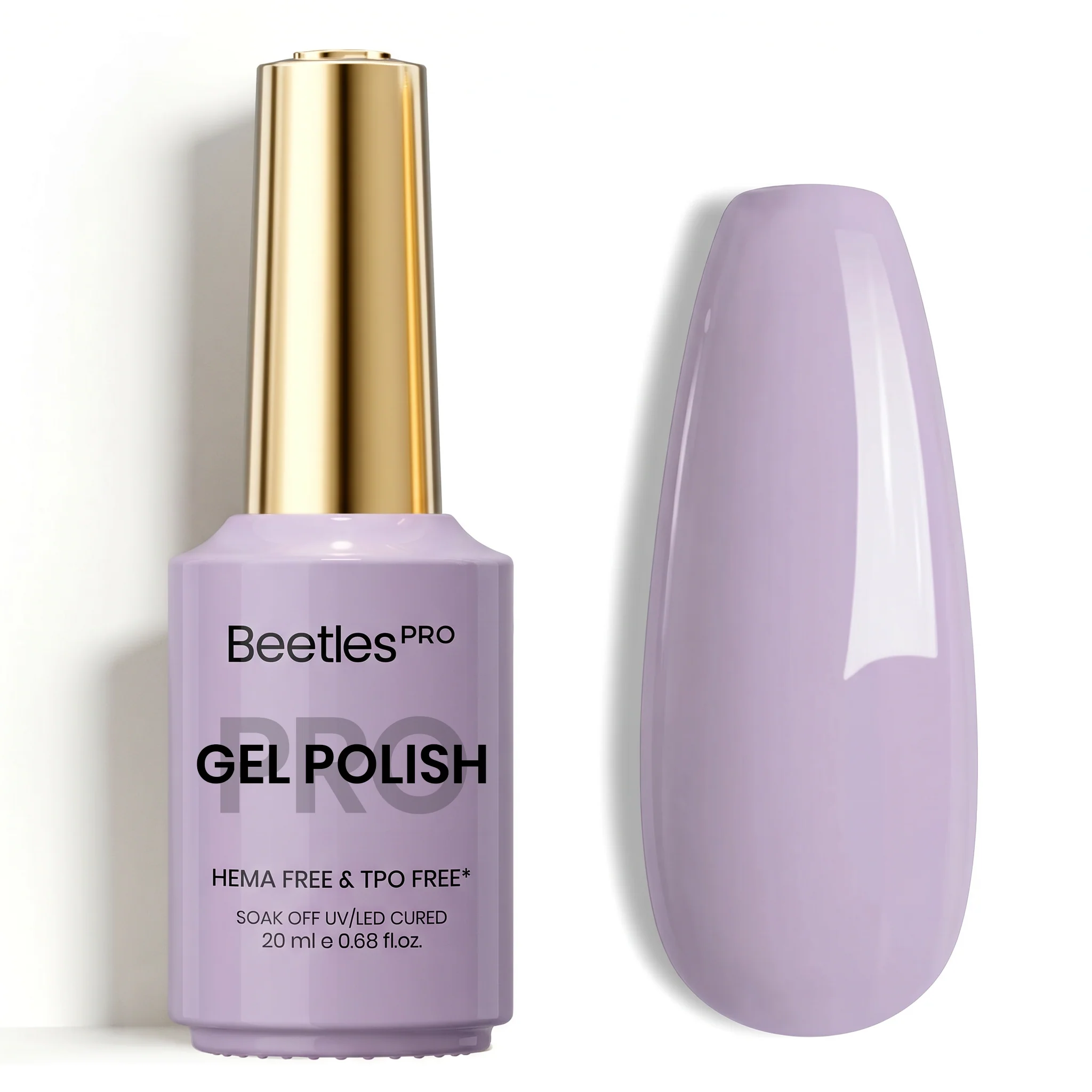 Beetles Pro Misty Taupe HEMA Free TPO Free Gel Nail Polish 20ml