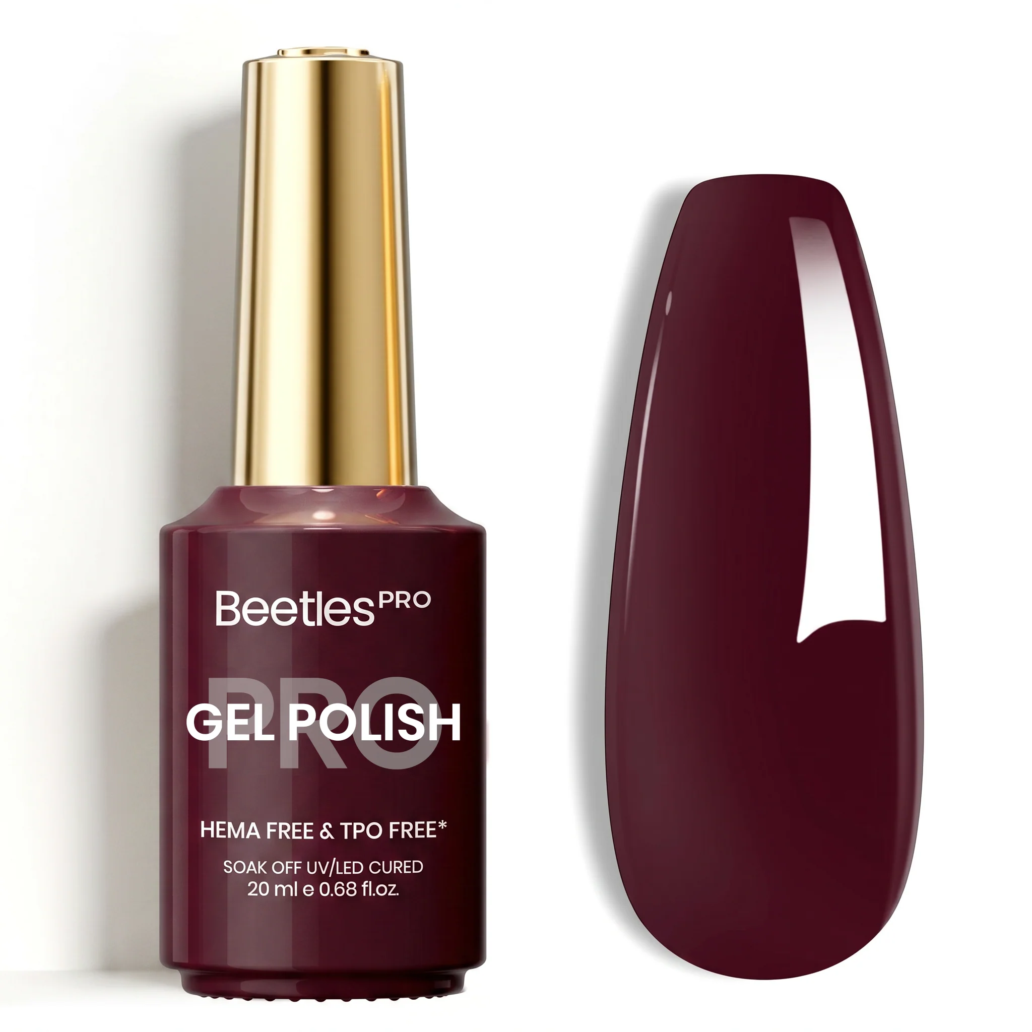 Beetles Pro Mulberry Satin HEMA Free TPO Free Gel Nail Polish 20ml