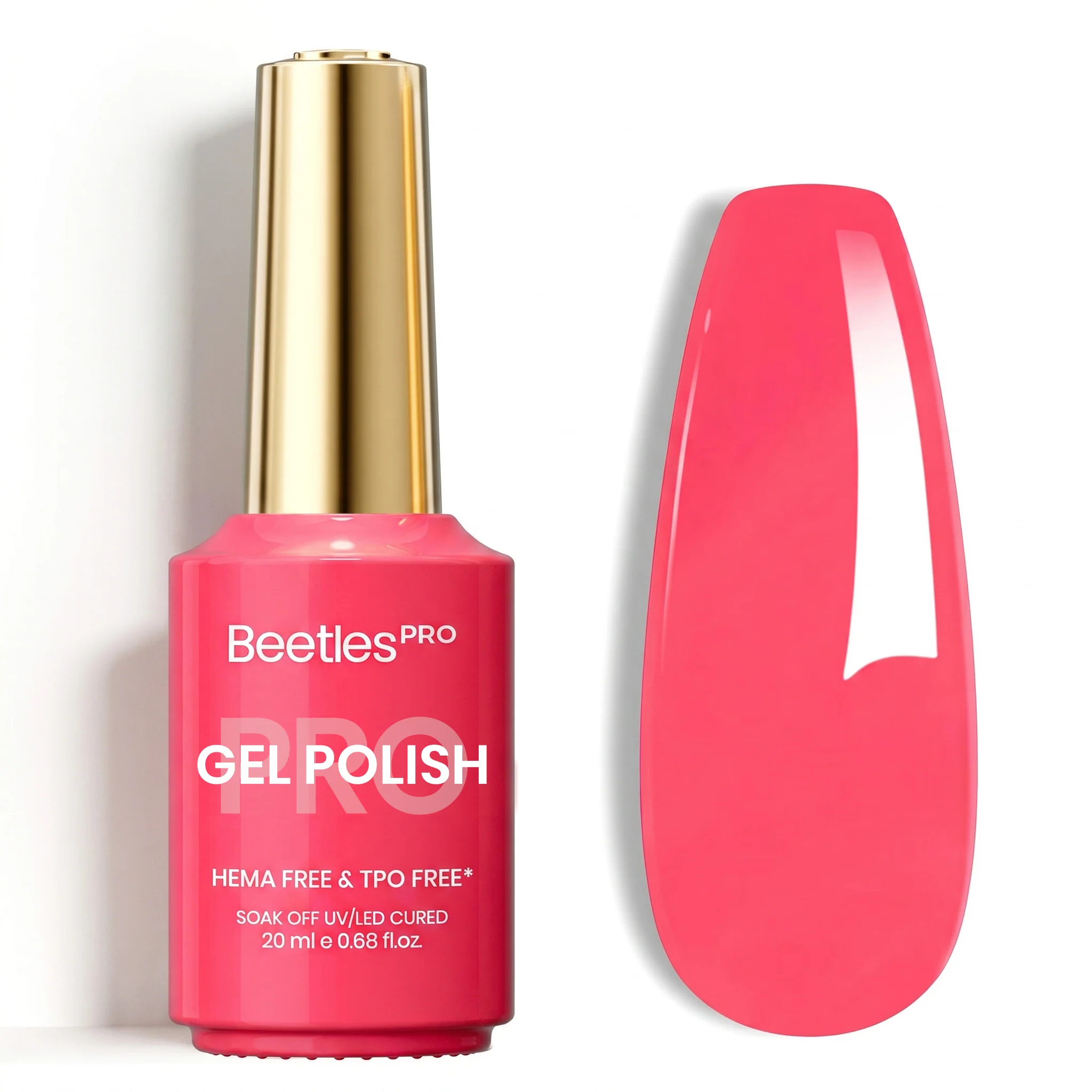 Beetles Pro Pink Desire HEMA Free TPO Free Gel Polish 20ml