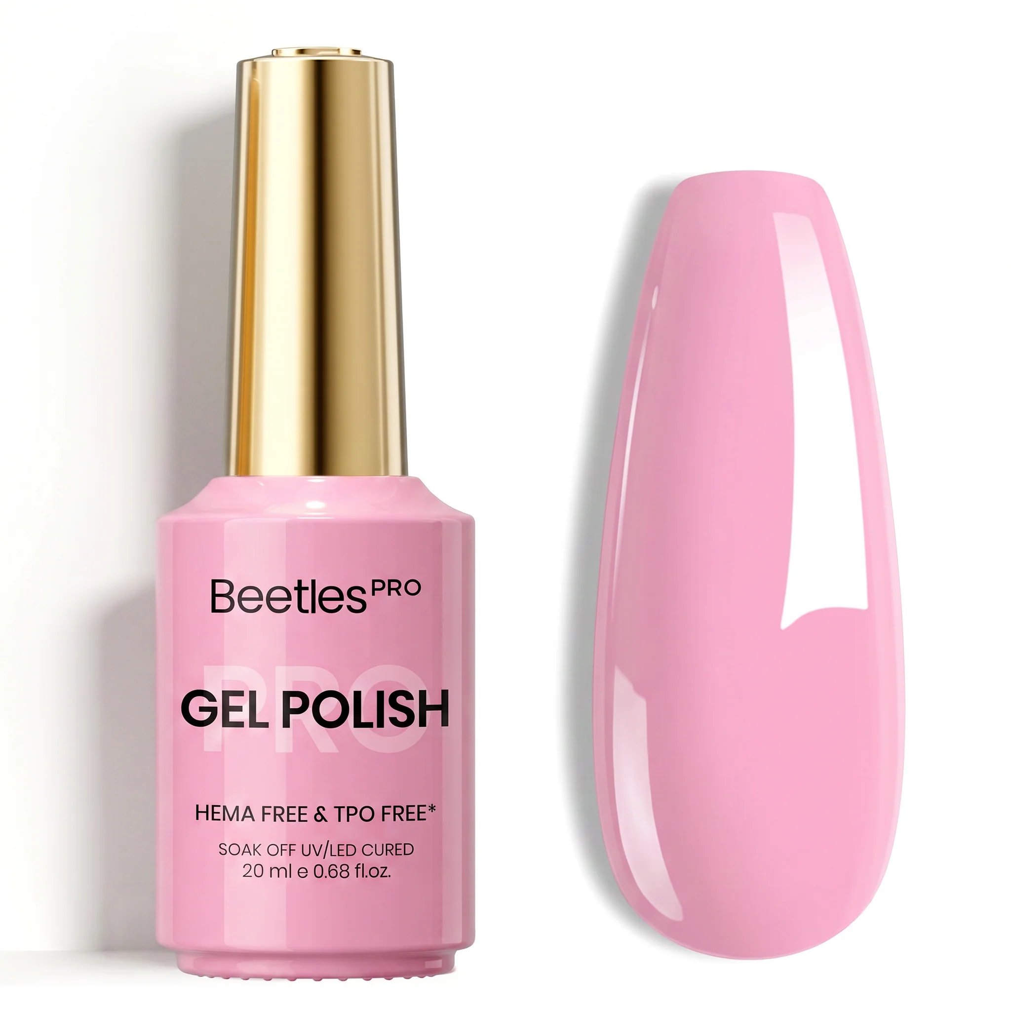 Beetles Pro Pink Energy HEMA Free TPO Free Gel Polish 20ml
