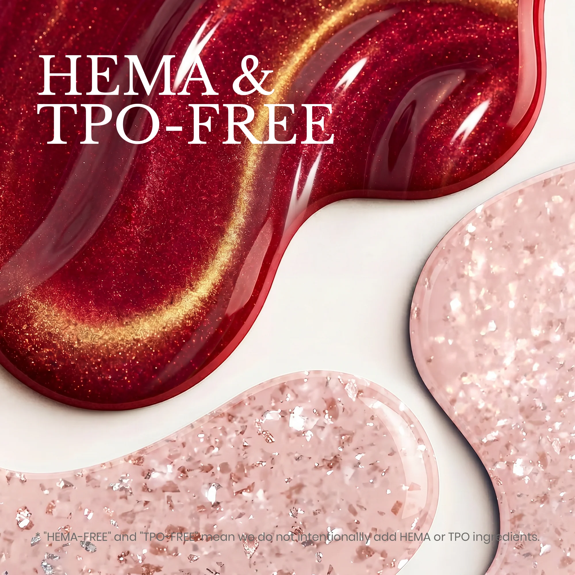 Beetles Pro Pink Fizz Sparkle HEMA Free TPO Free Gel Polish 20ml - Image 5