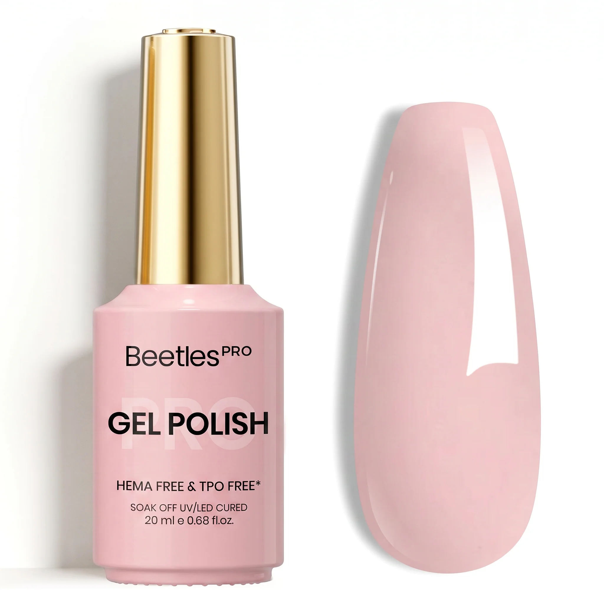 Beetles Pro Pink Me Pretty HEMA Free TPO Free Gel Polish 20ml