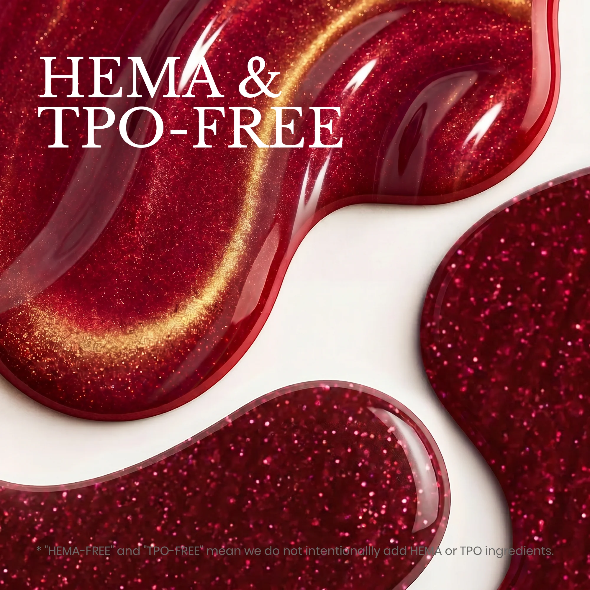 Beetles Pro Ruby Afterglow HEMA Free TPO Free Shimmer Gel Nail Polish 20ml - Image 5