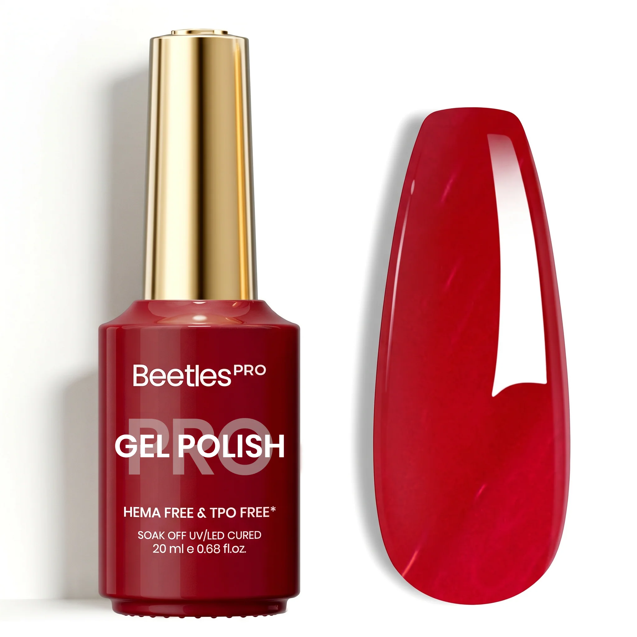 Beetles Pro Ruby Bloom HEMA Free TPO Free Gel Nail Polish 20ml