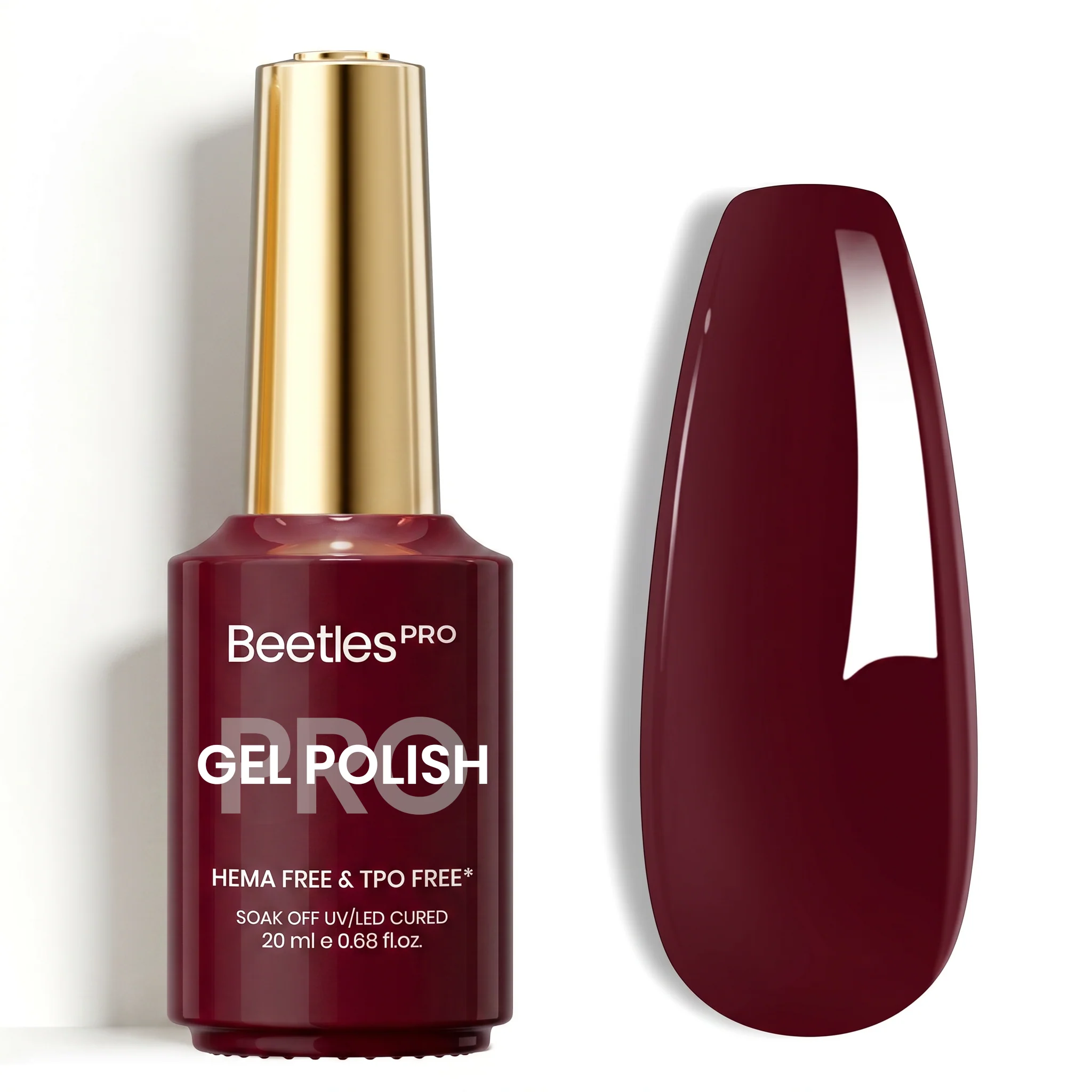 Beetles Pro Smoked Mauve HEMA Free TPO Free Gel Nail Polish 20ml