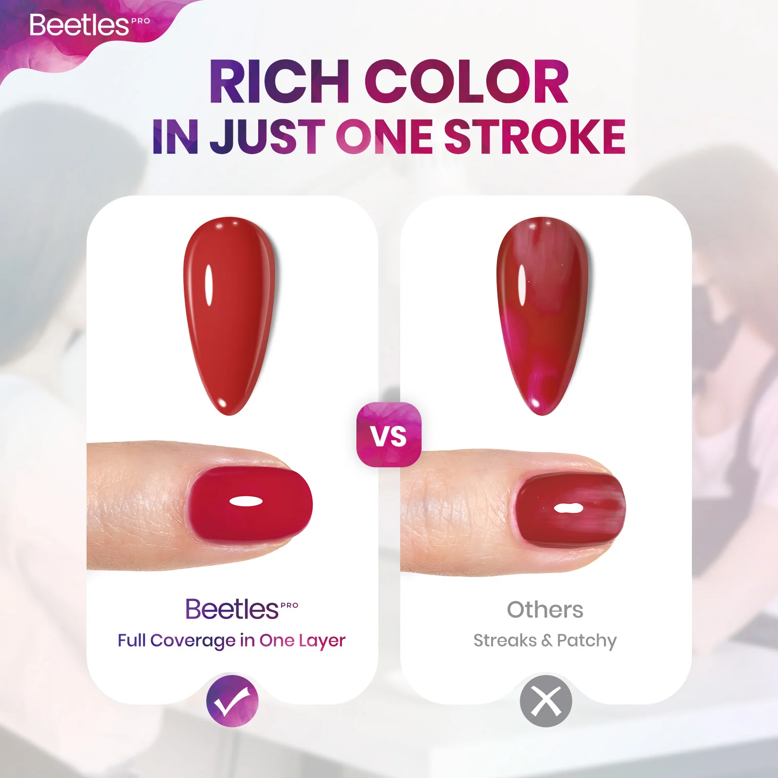 Beetles Pro Urban Solitude HEMA Free TPO Free 18 Colors Gel Nail Polish Set 15ml - Image 6