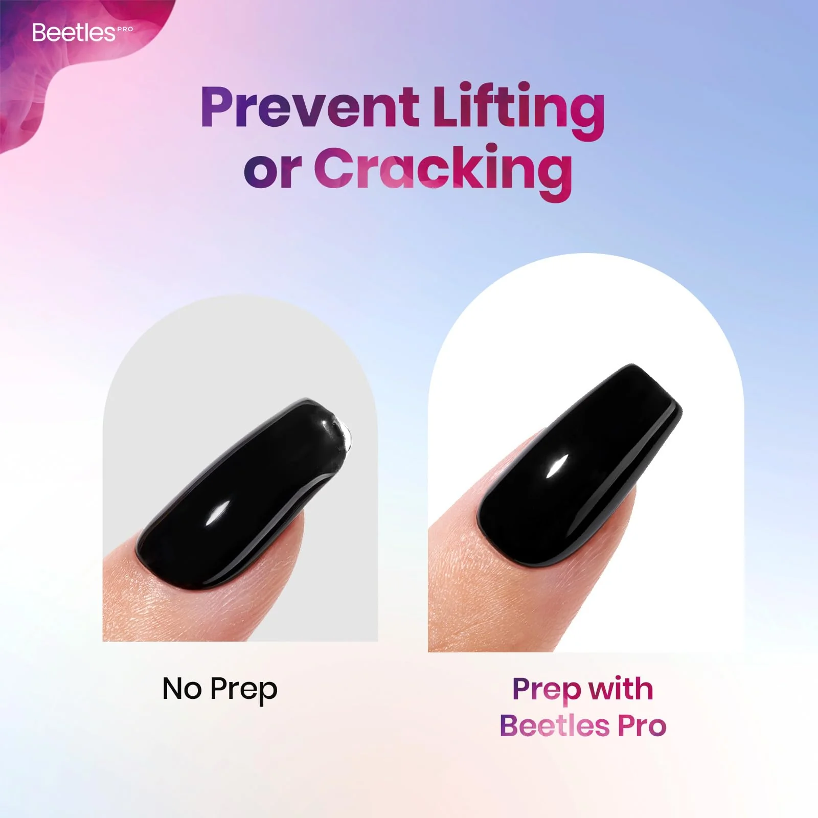 Beetles Professional Nail Prep Dehydrator - Natural Nails Superior Bonding Primer for Acrylic Powder and Gel Nail Polish - Image 3