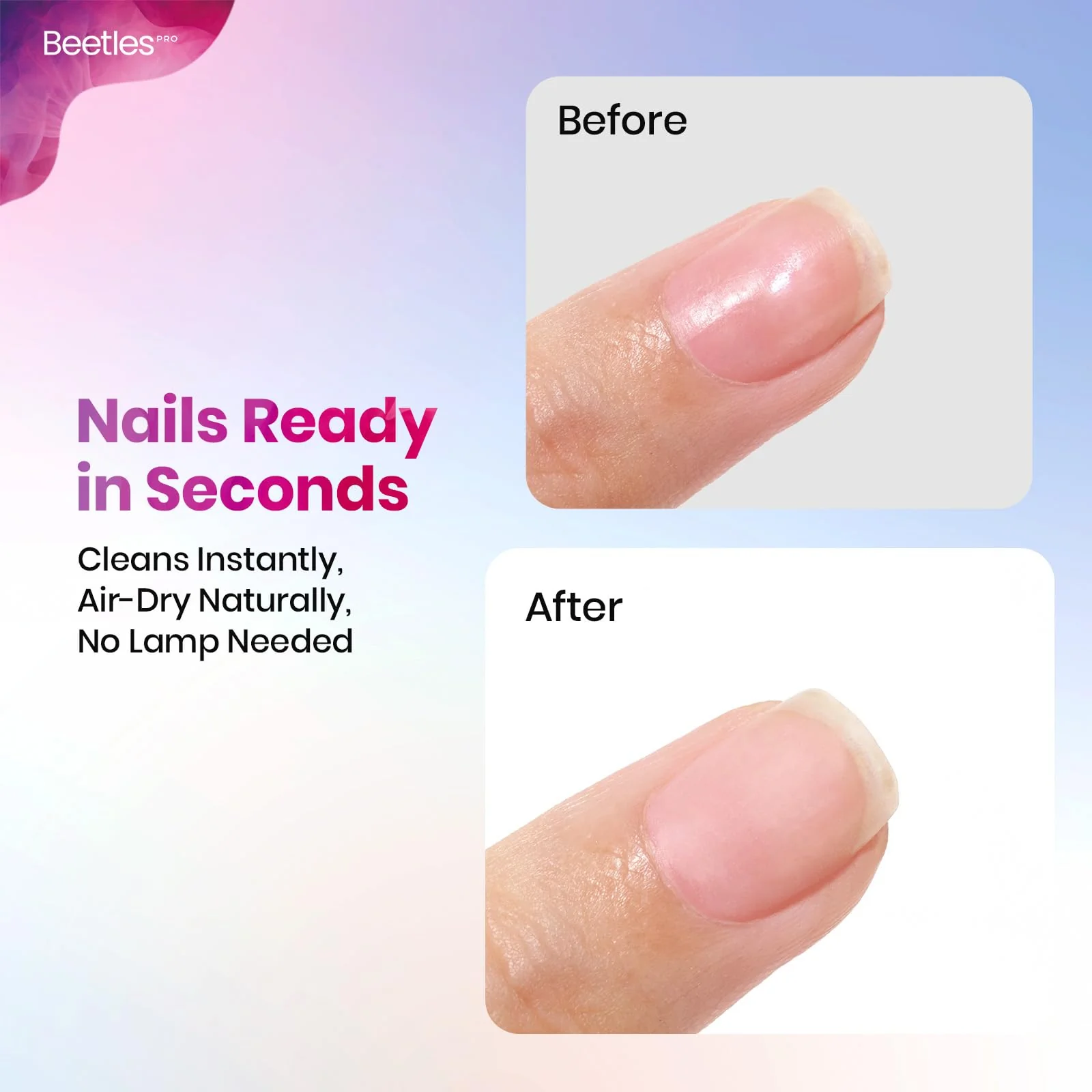 Beetles Professional Nail Prep Dehydrator - Natural Nails Superior Bonding Primer for Acrylic Powder and Gel Nail Polish - Image 5