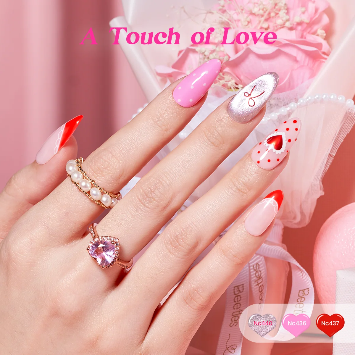 Beetles Summer Romantic Gel Nail Polish Kit – Perfect Gift for Her - Image 3
