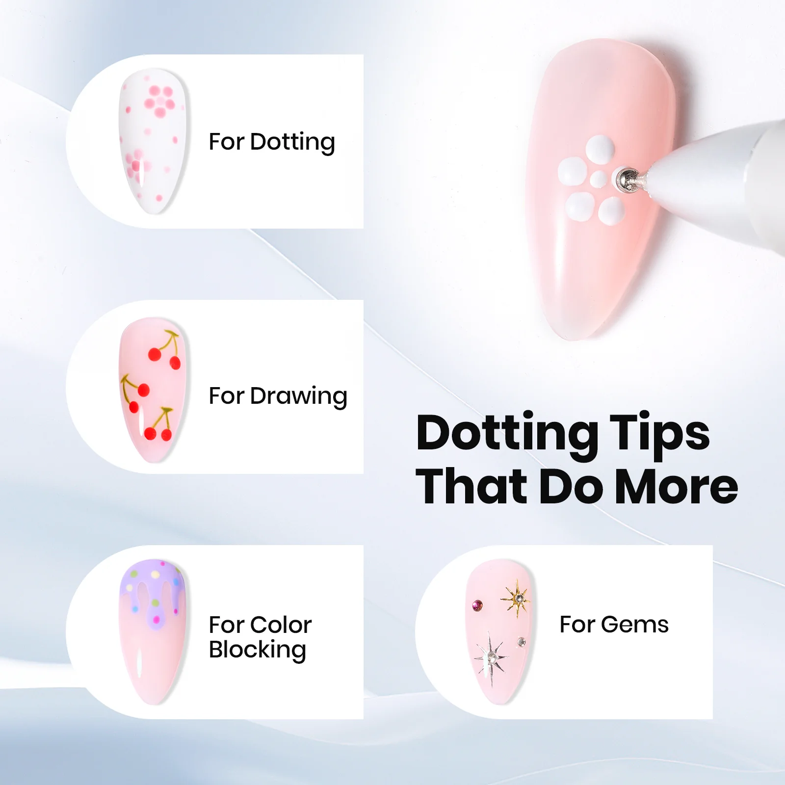 Beetles Stay Shining 4-in-1 Nail Dotting Pen - Image 3