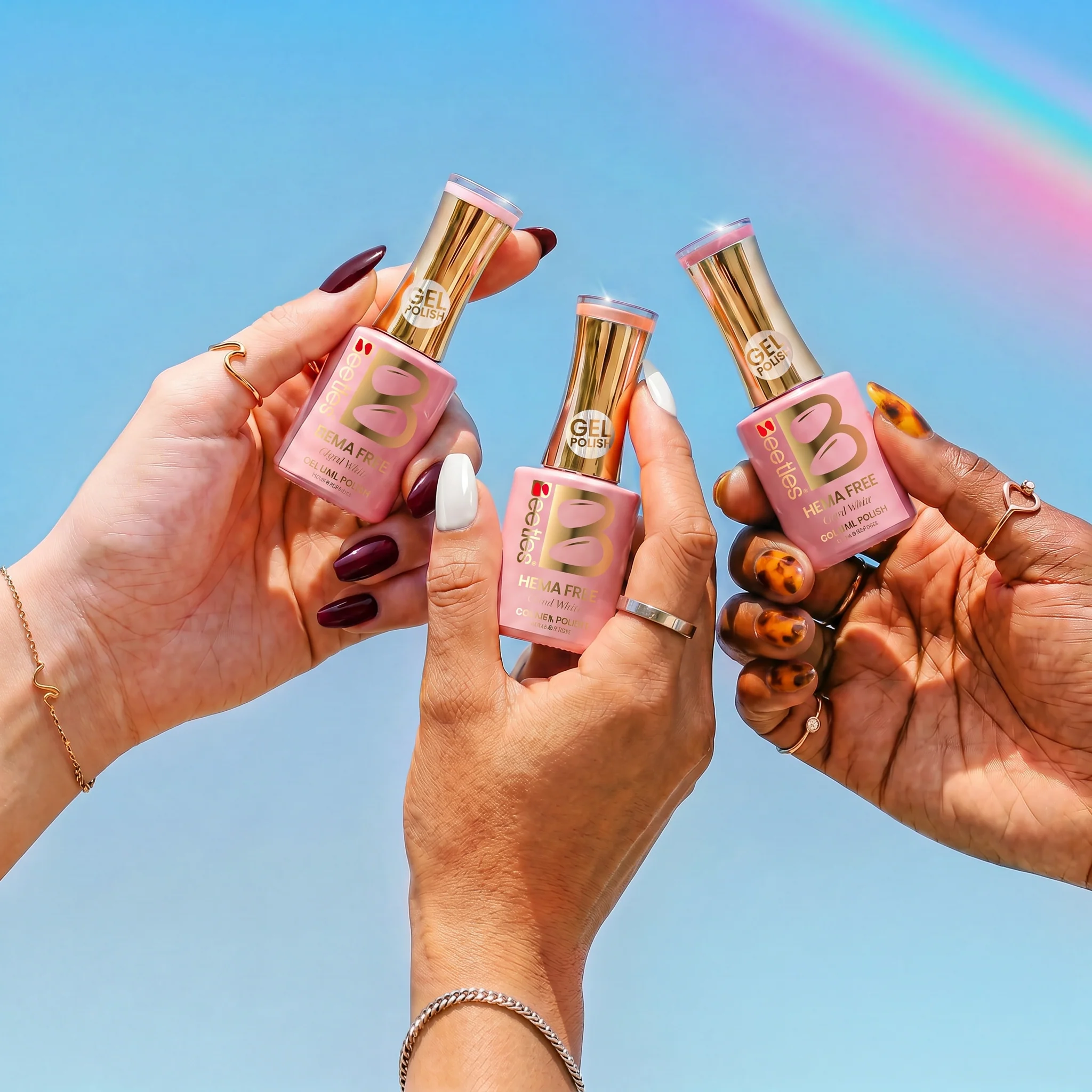 Beetles Stay Shining  Amber Traces HEMA Free TPO Free 6 Colors Gel Nail Polish Set 7.5ml - Image 4