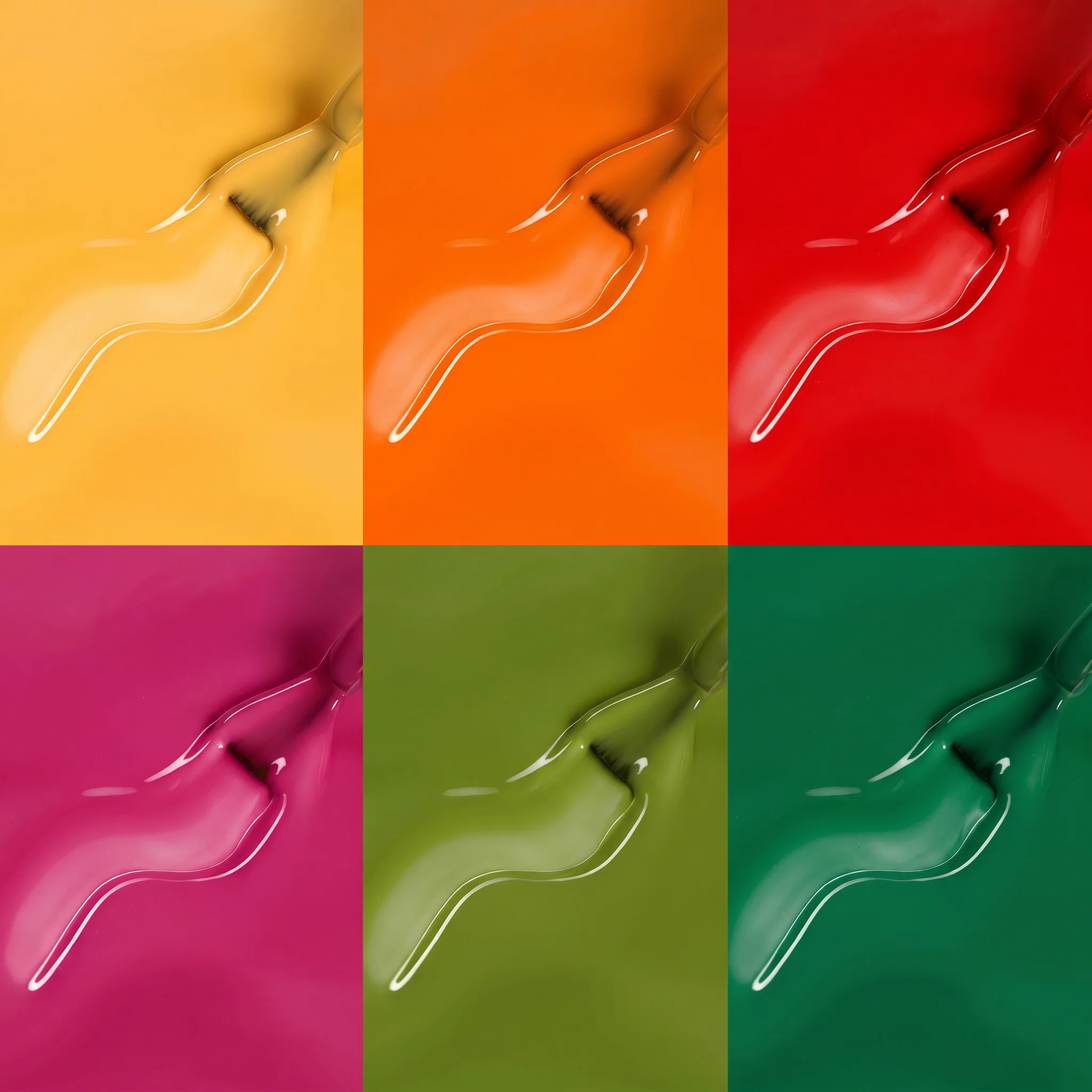 Beetles Stay Shining Autumn Prism HEMA Free TPO Free 6 Colors Jelly Gel Set 7.5ml - Image 2