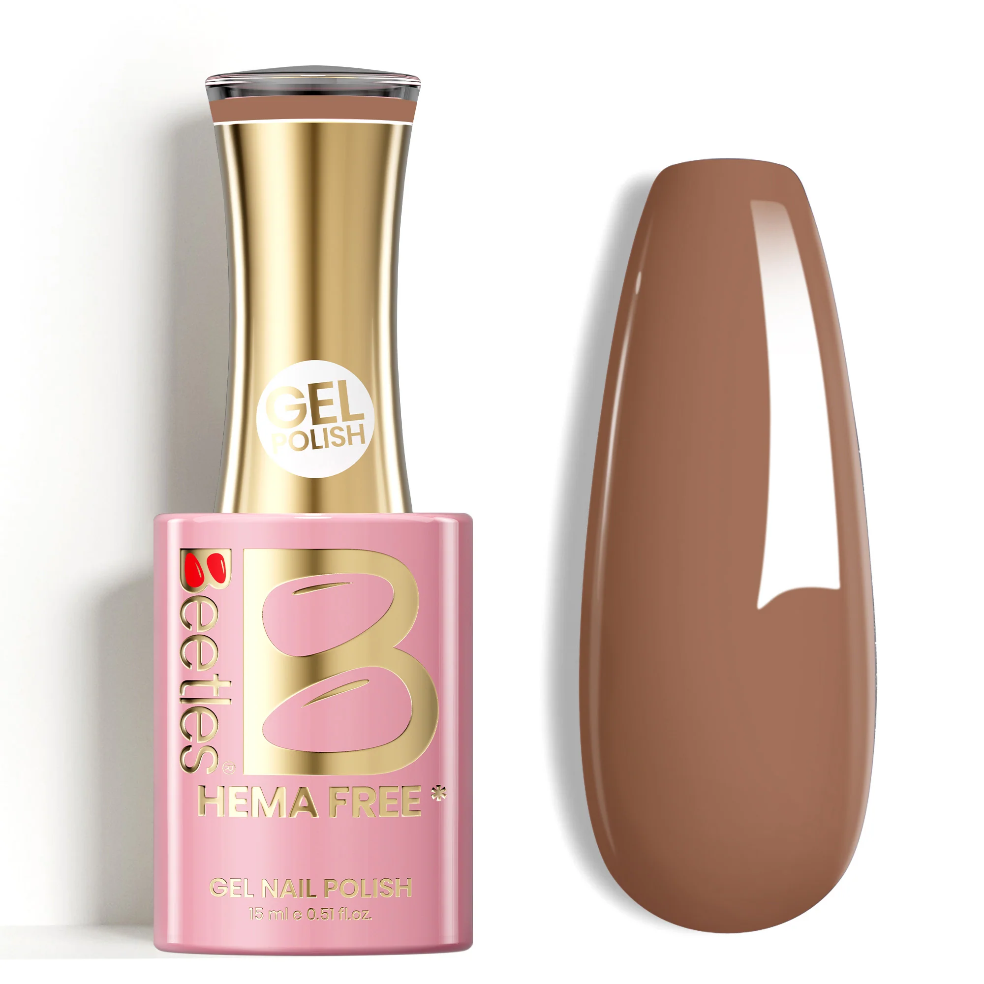 Beetles Stay Shining Beyonce Caramel HEMA Free TPO Free Gel Nail Polish 15ml