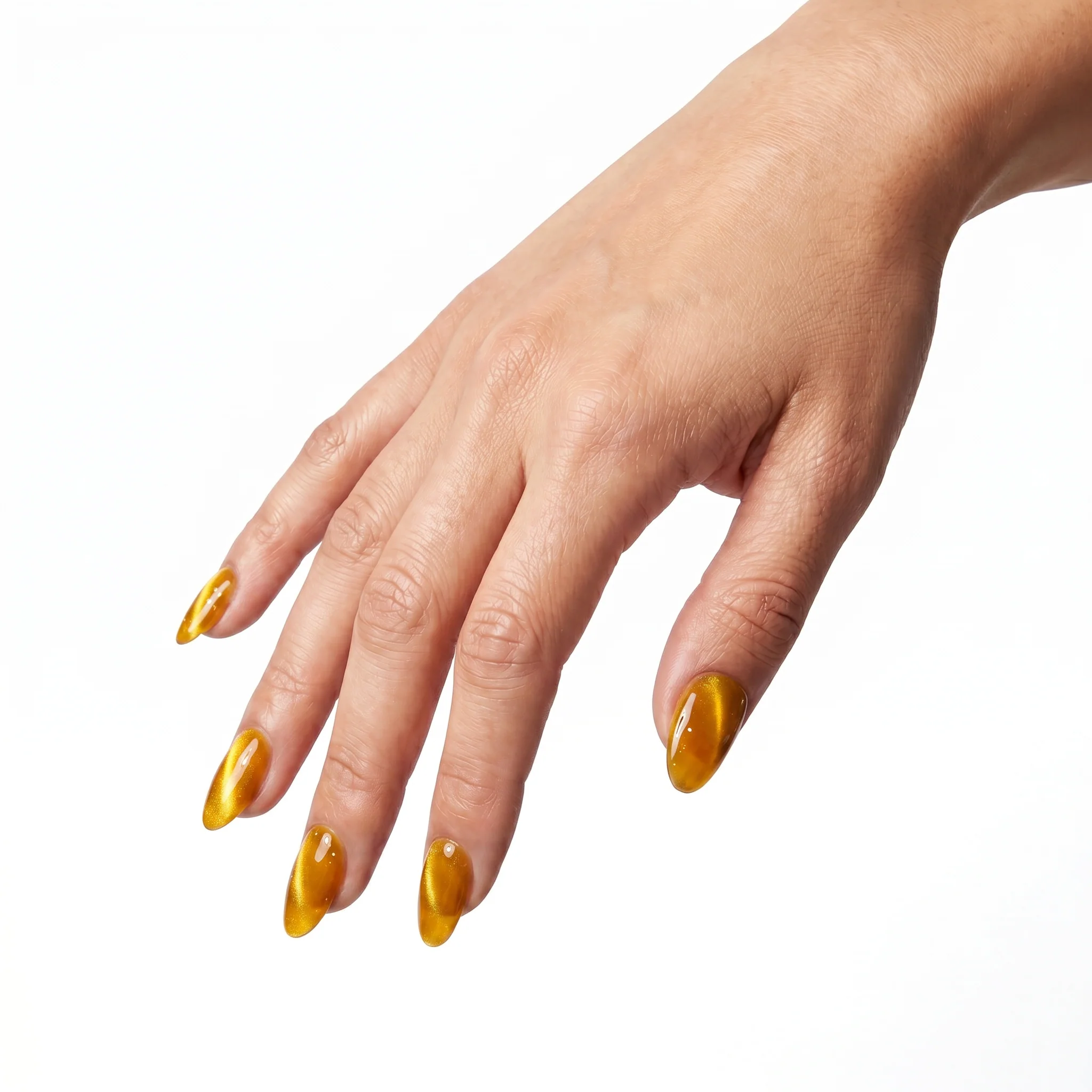 Beetles Stay Shining Champagne Diamond HEMA Free TPO Free Cat Eye Gel Polish 15ml with Magnet - Image 2