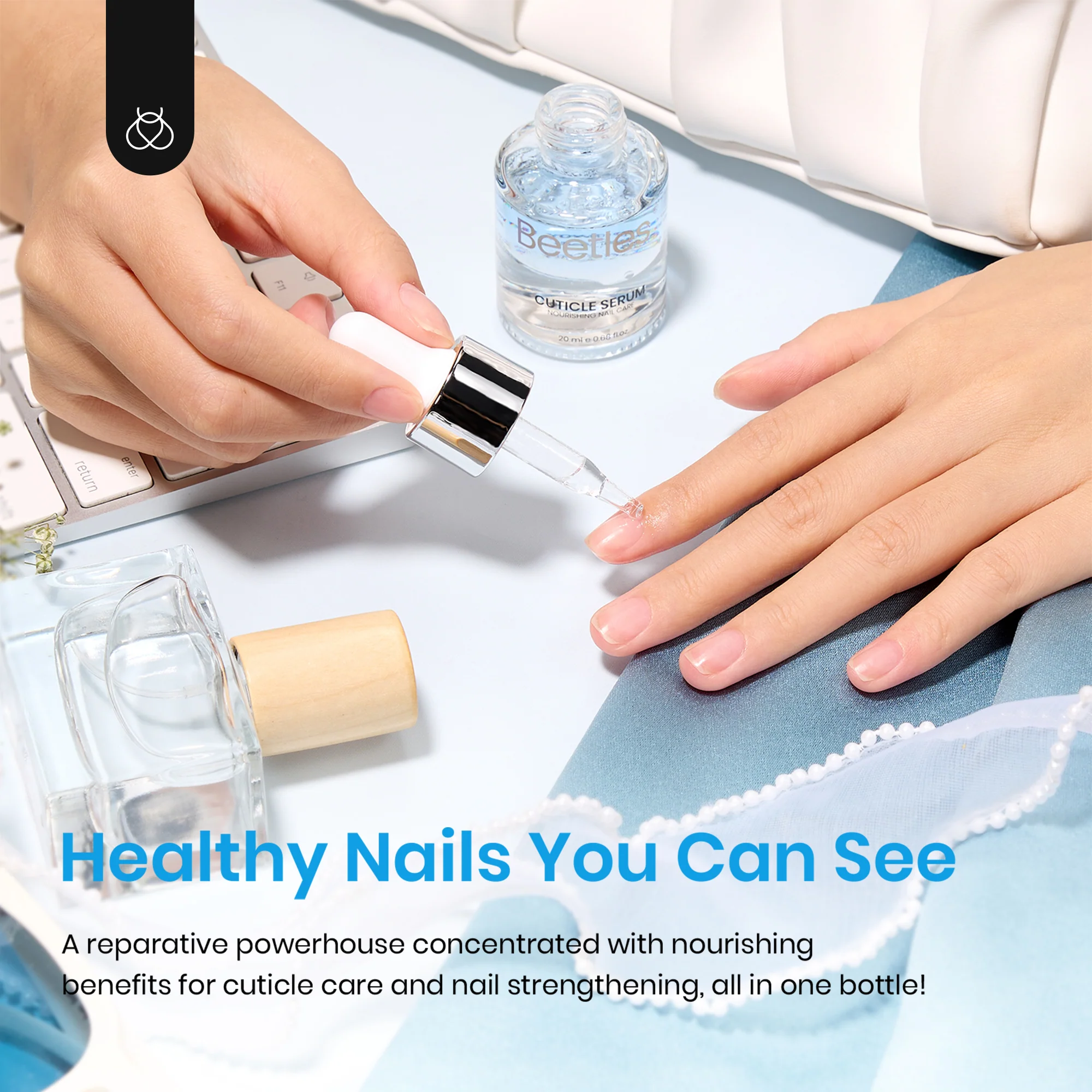 Beetles Stay Shining Cuticle Serum Blue Tansy Scent 20ml - Image 5