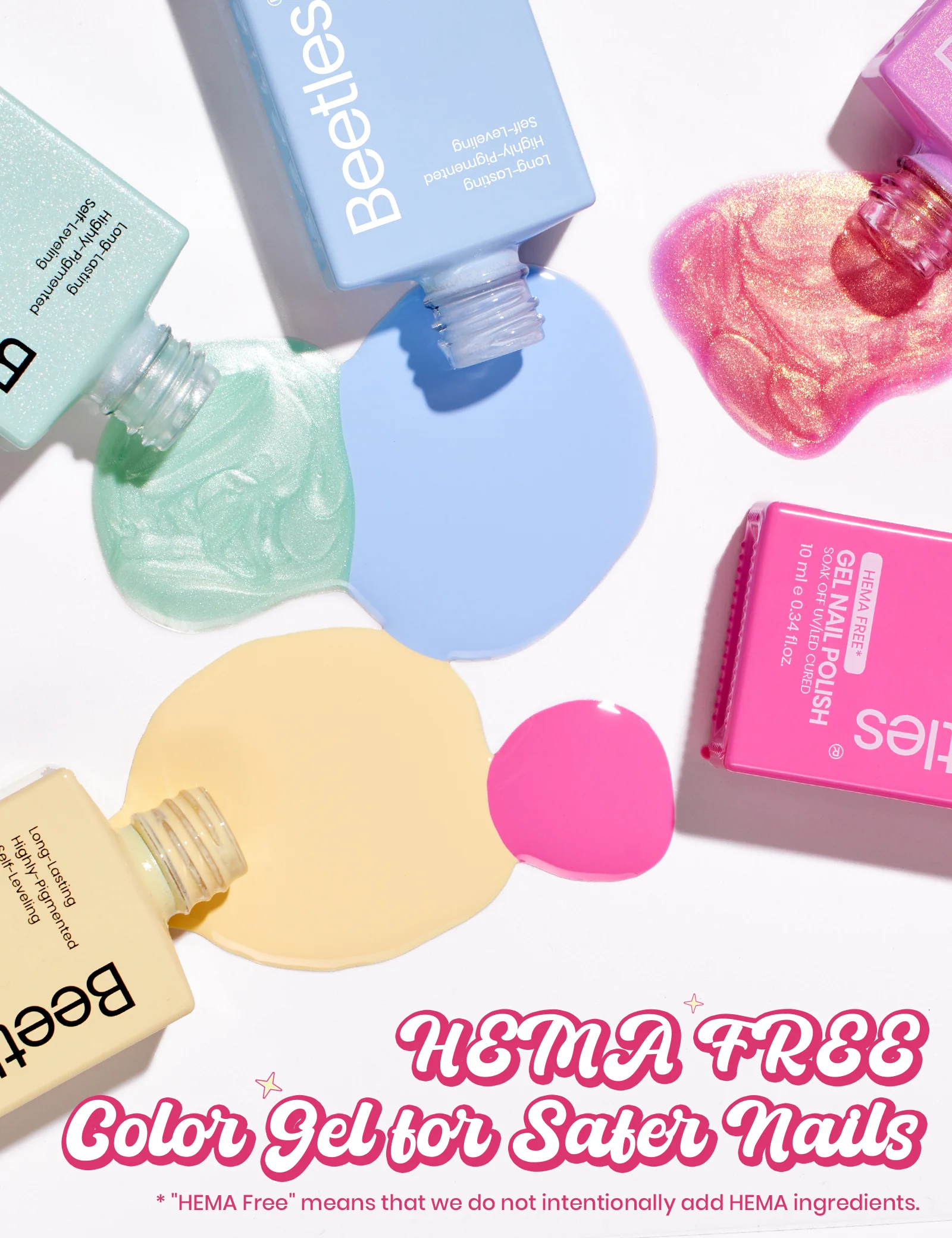 Beetles Stay Shining Dessert Feast HEMA Free TPO Free Spring Gel Polish Box 30 Colors 10ml - Image 5
