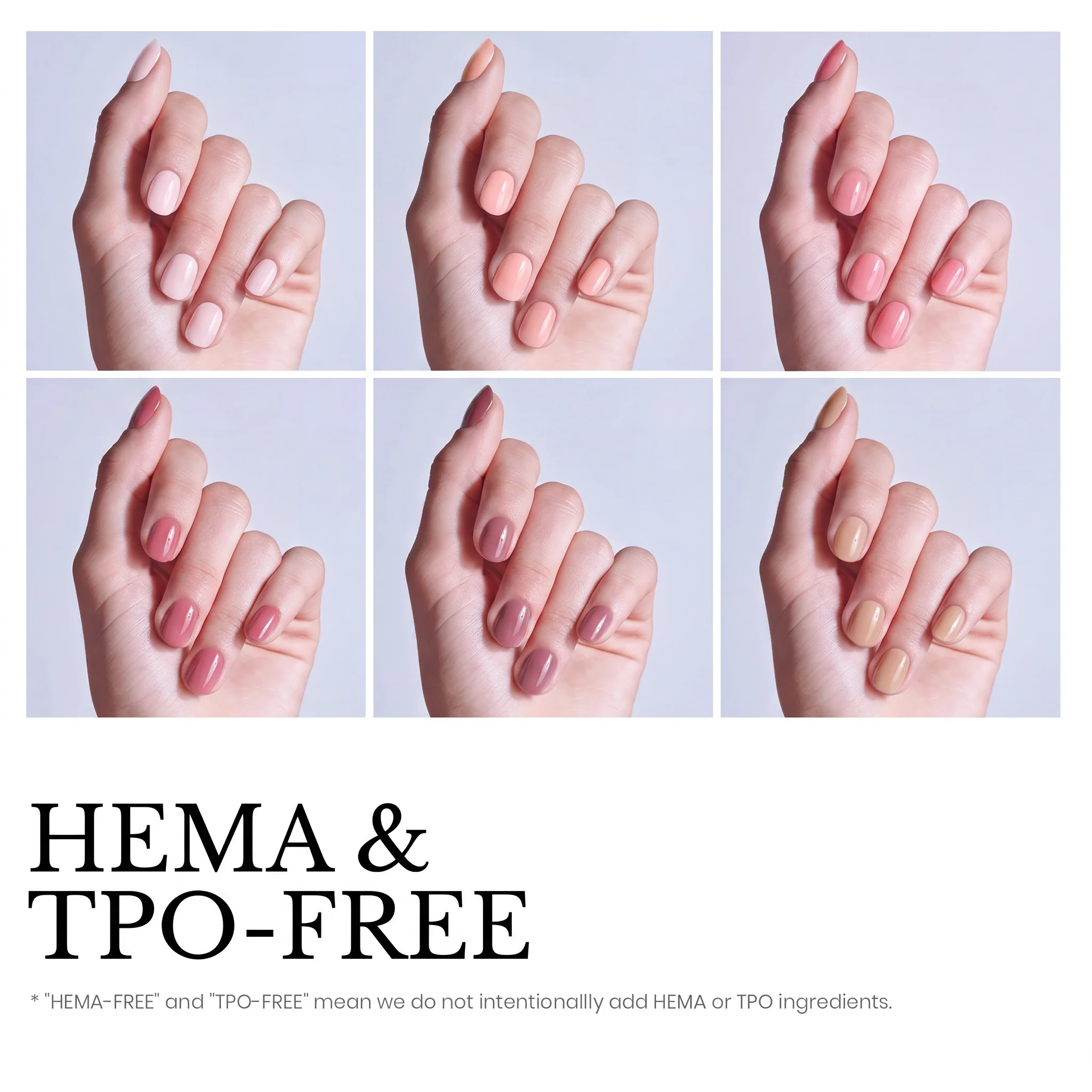Beetles Stay Shining Drunken Rose HEMA Free TPO Free 6 Colors Jelly Gel Set 7.5ml - Image 3