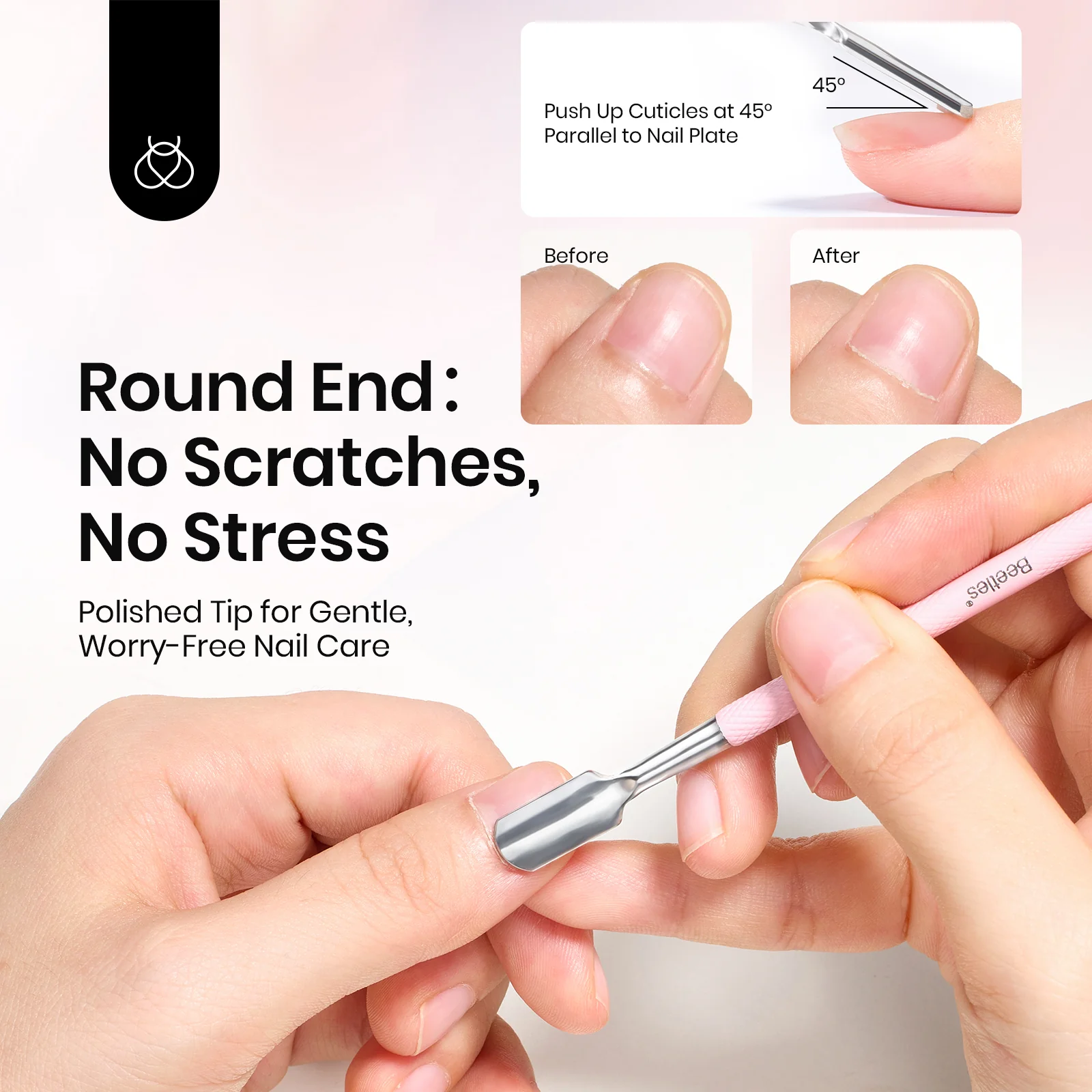Beetles Stay Shining Dual Ended Cuticle Remover - Image 3