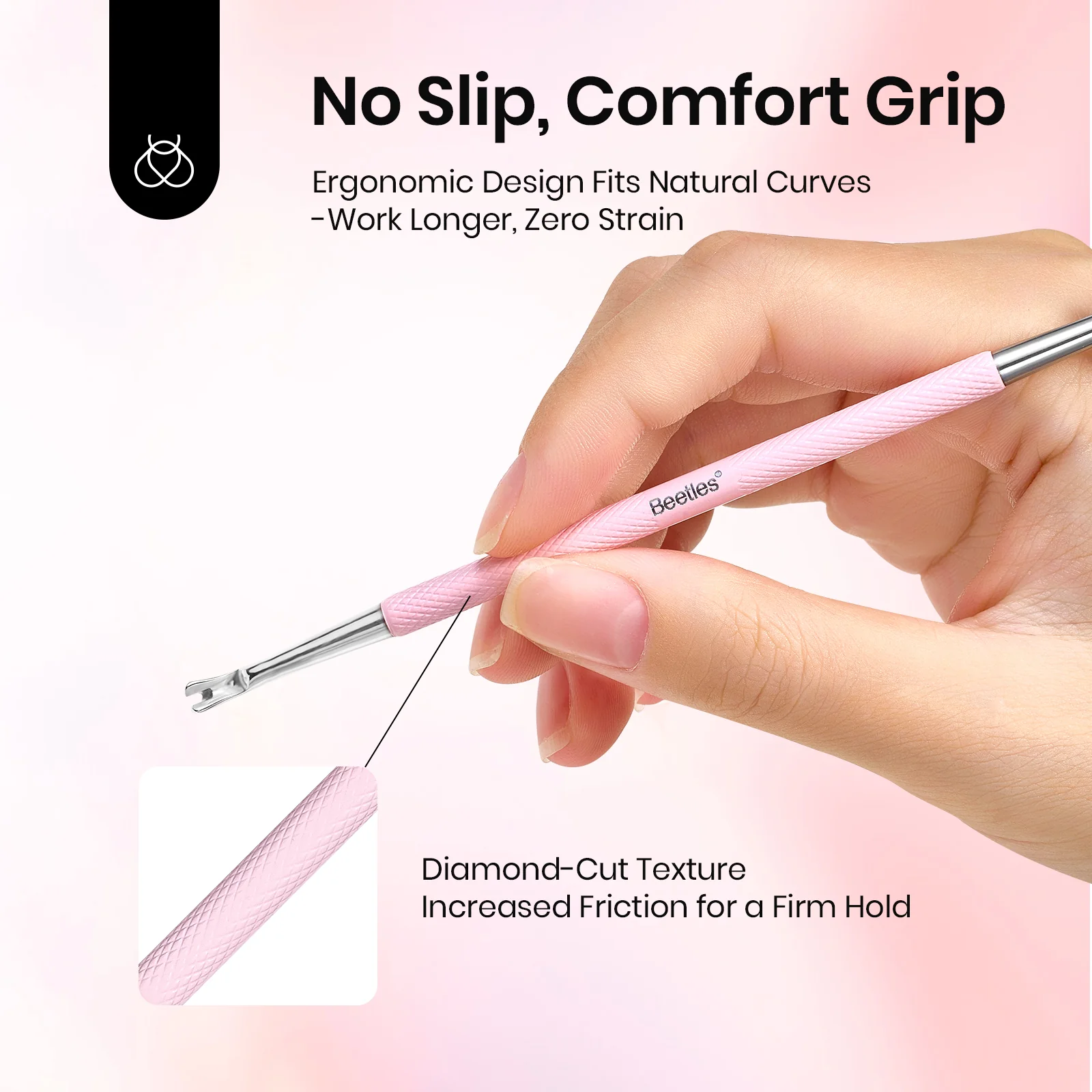 Beetles Stay Shining Dual Ended Cuticle Remover - Image 5