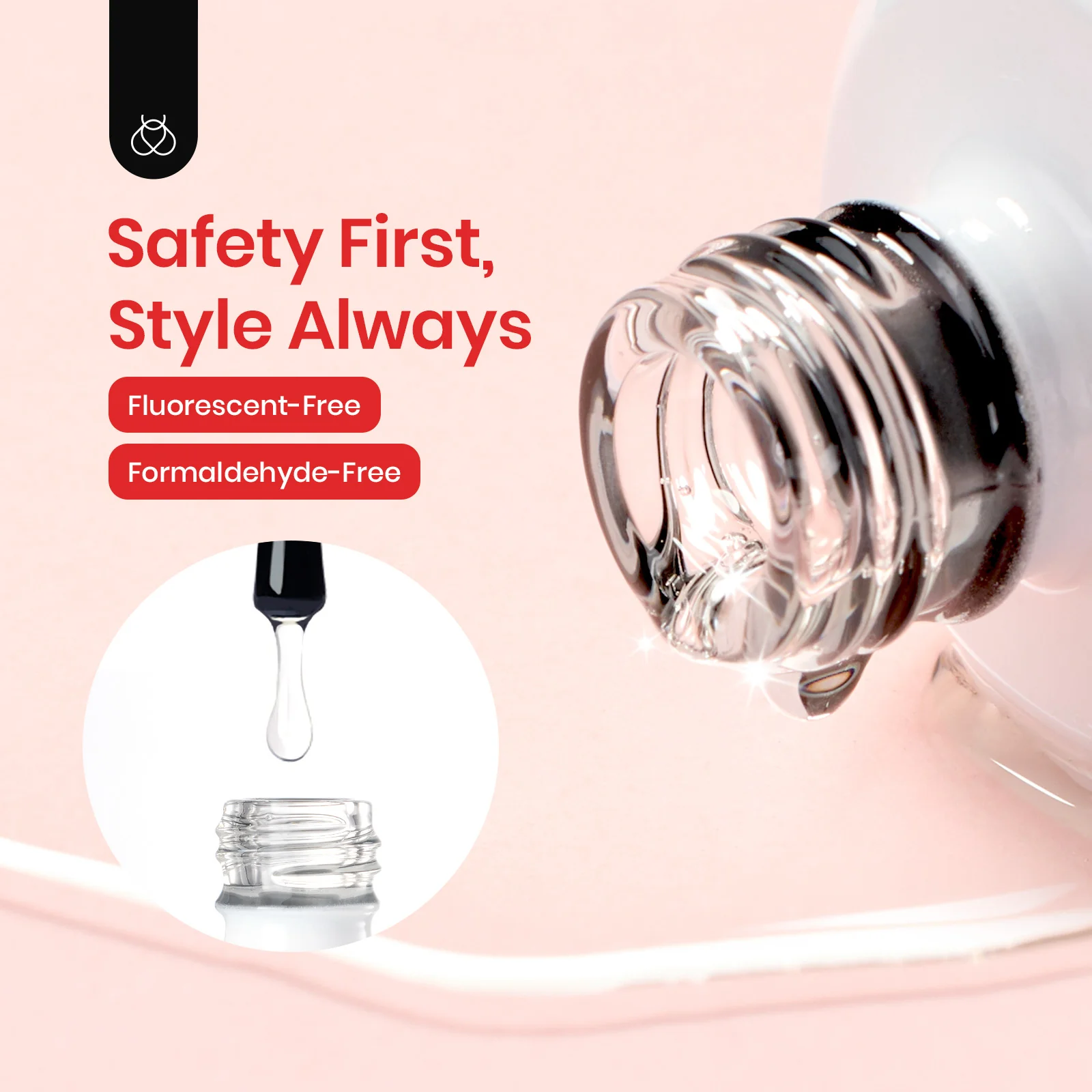 Beetles Stay Shining Extra Glossy Gel Top Coat HEMA Free & TPO Free 15ml - Image 5