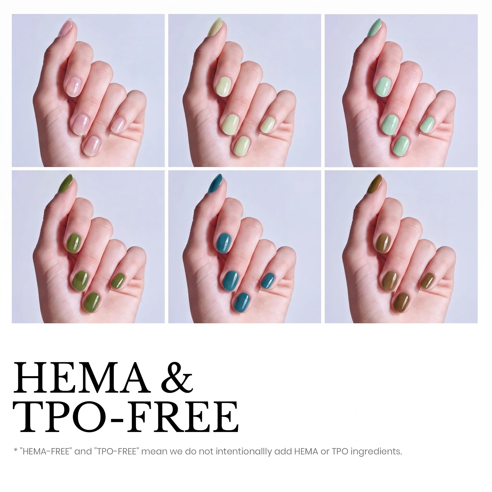 Beetles Stay Shining Forest Veil HEMA Free TPO Free 6 Colors Jelly Gel Set 7.5ml - Image 3