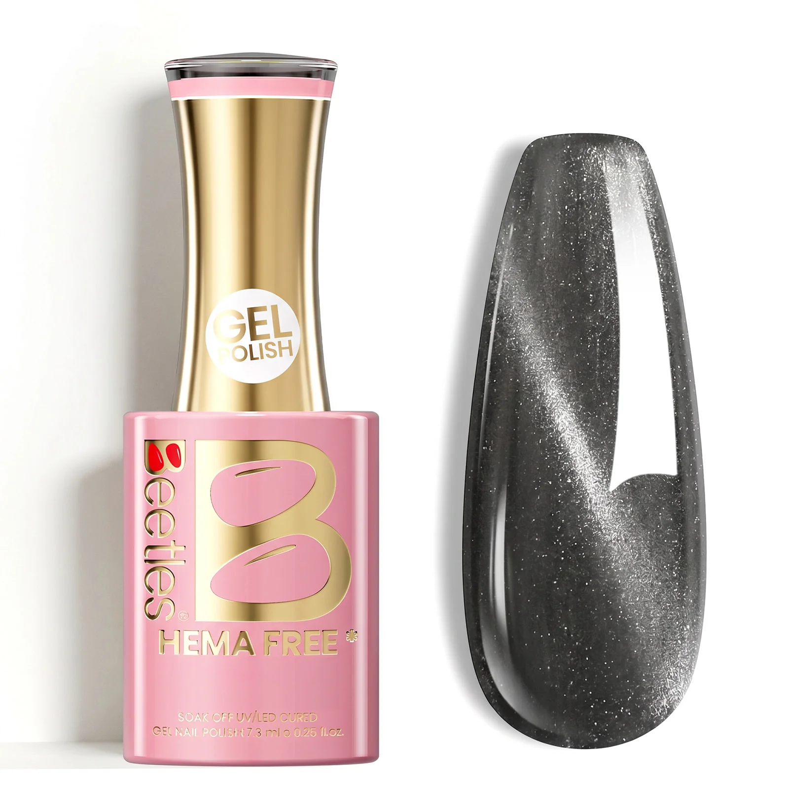Beetles Stay Shining Galactic Armor HEMA Free TPO Free Cat Eye Gel Nail Polish with Magnetic 15ml