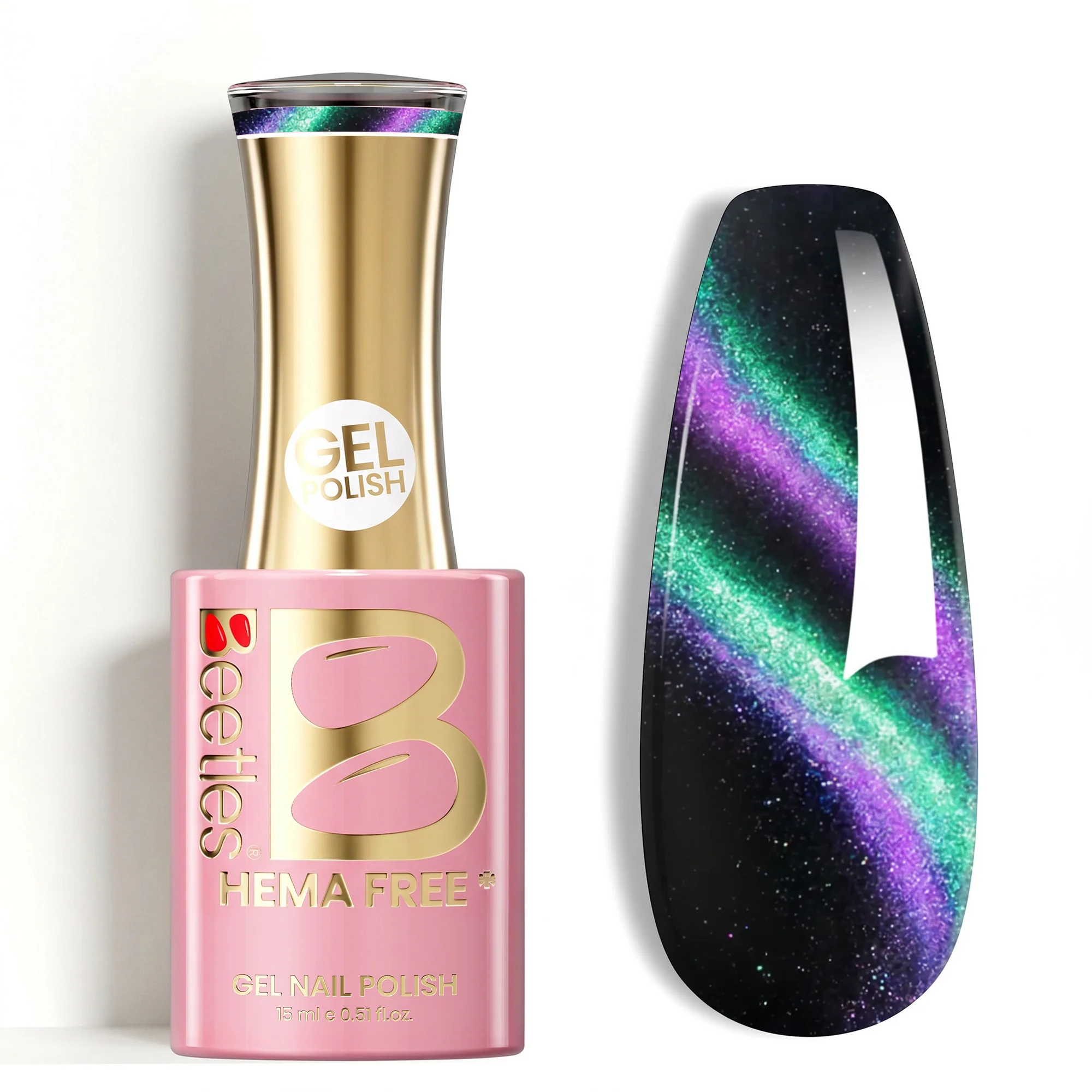 Beetles Stay Shining Galaxy Drift HEMA Free TPO Free Jelly Gel Polish 15ml